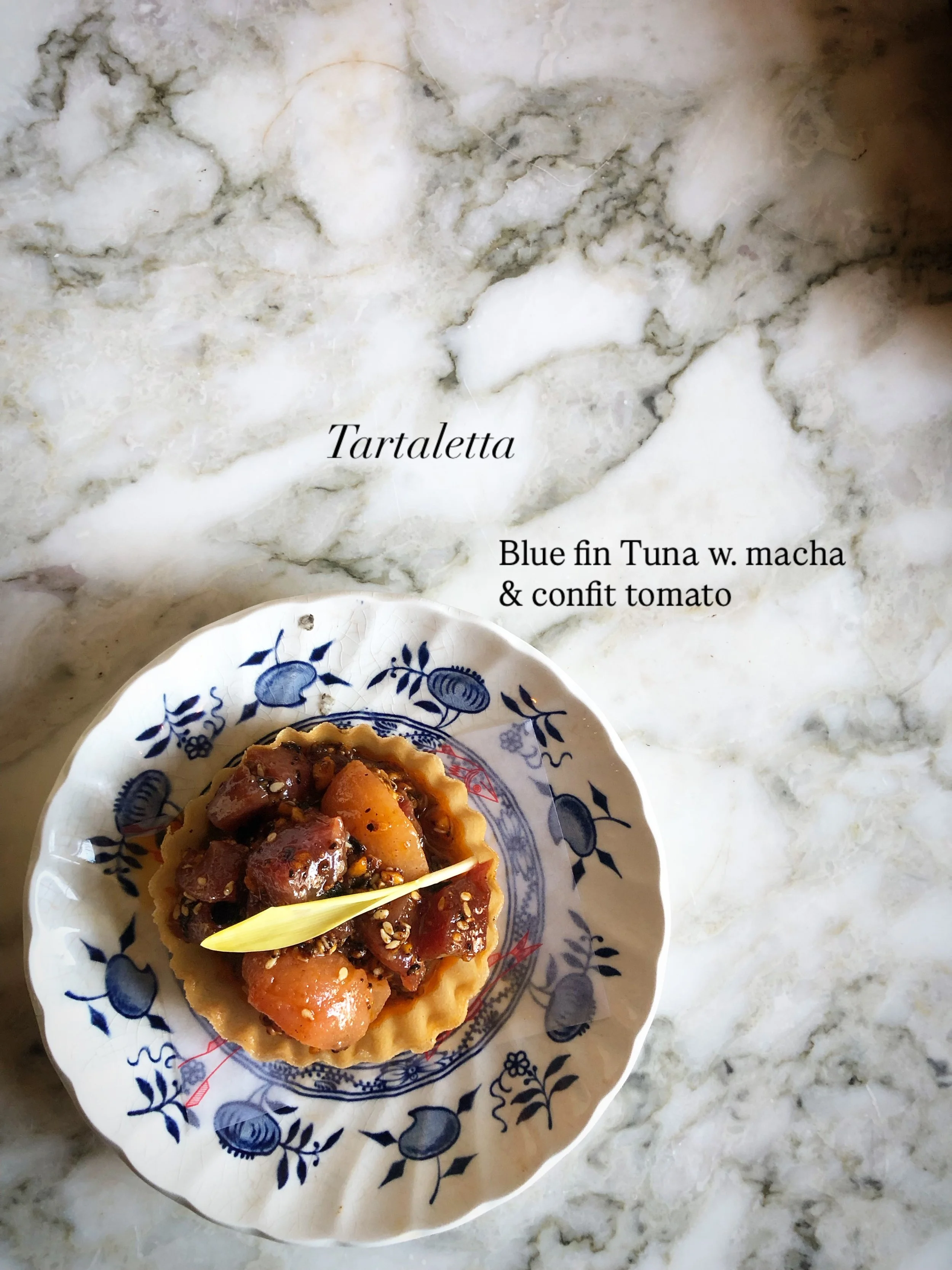 New Spring dishes!

Australian Bluefin Tuna tartaletta.