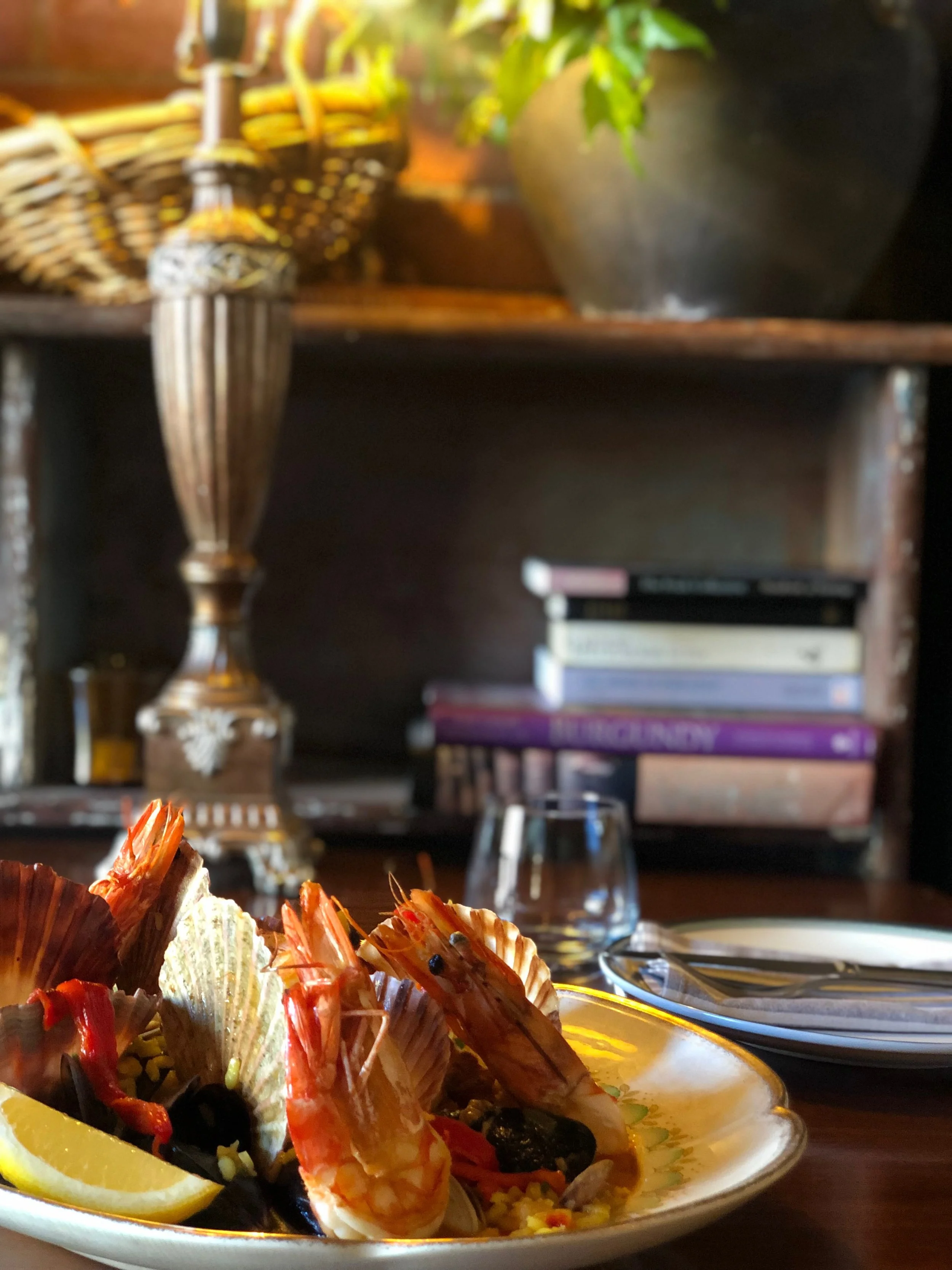 Tomorrow, Sunday Lunch.

ARROZ CALDOSO DE MARISCO &mdash; Fishermen&rsquo;s wet rice.

Arroz caldoso de marisco traces its roots deep into the coastal history of Spain, particularly across the Mediterranean regions of Valencia and Catalonia.
Long bef