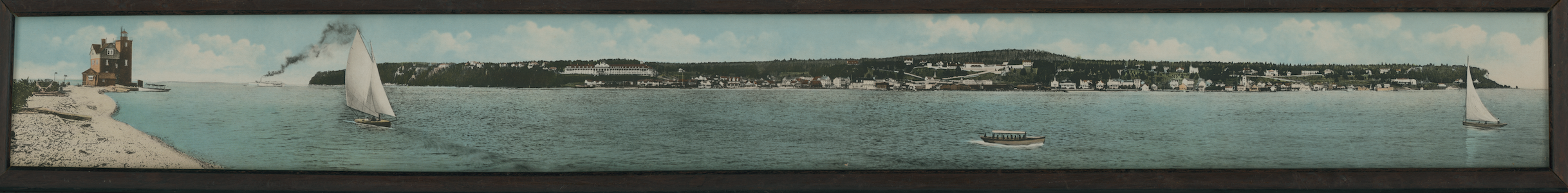 Harbor at Mackinac Island; Mackinac Island, Michigan, c. 1924; Courtesy of Chris Byron and Tom Wilson.