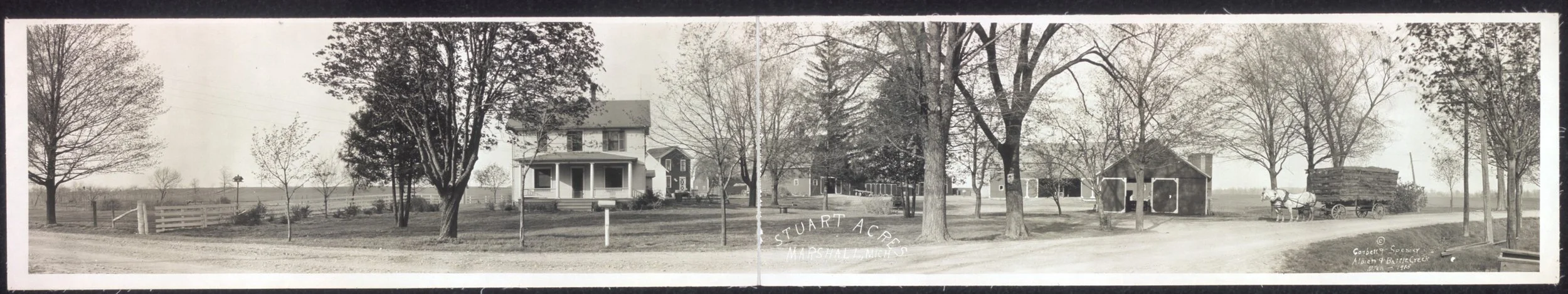 Stuart Acres; Marshall, Michigan, 1915; Photo by Corbett and Spencer; Courtesy of the Library of Congress.