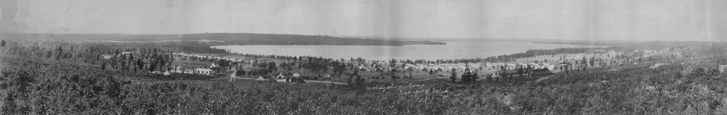 Camp Grayling; Photo by Mock, Big Rapids, Mich.; Courtesy of the Dan Barber Collection.