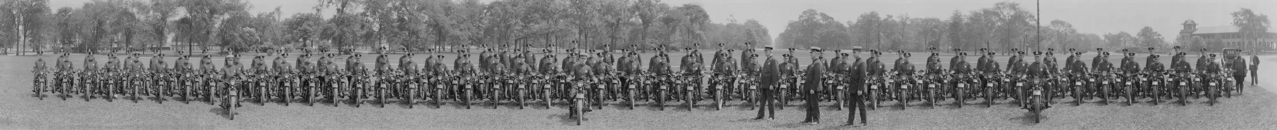 Police on Motorcycles, unidentified; Courtesy of the Dan Barber Collection.
