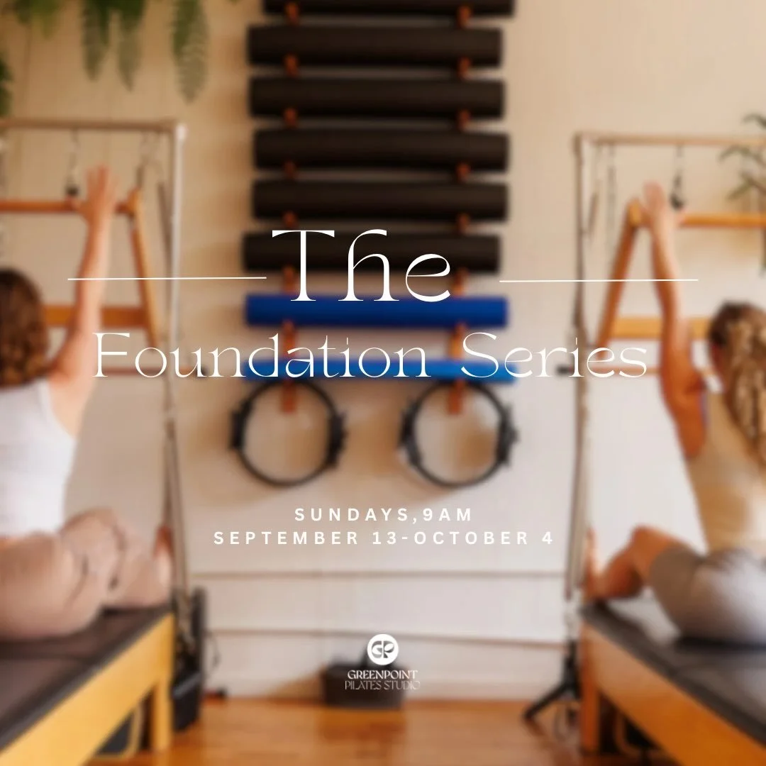 Friends!

A fun little September addition ✨

We&rsquo;re back with our Foundations Series!

Perhaps you&rsquo;ve heard that Pilates is great for you, but you&rsquo;re unsure where to start?  Maybe you&rsquo;ve taken a few classes but you want to cont