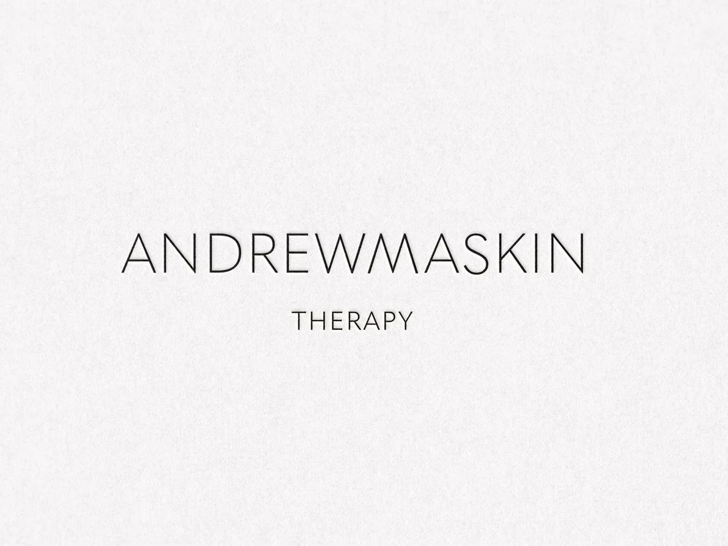 Custom Logo Design for Andrew Maskin Therapy