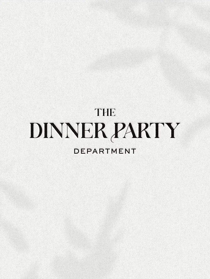 Logo design for an event planning brand identity, showcasing a modern and elegant style.