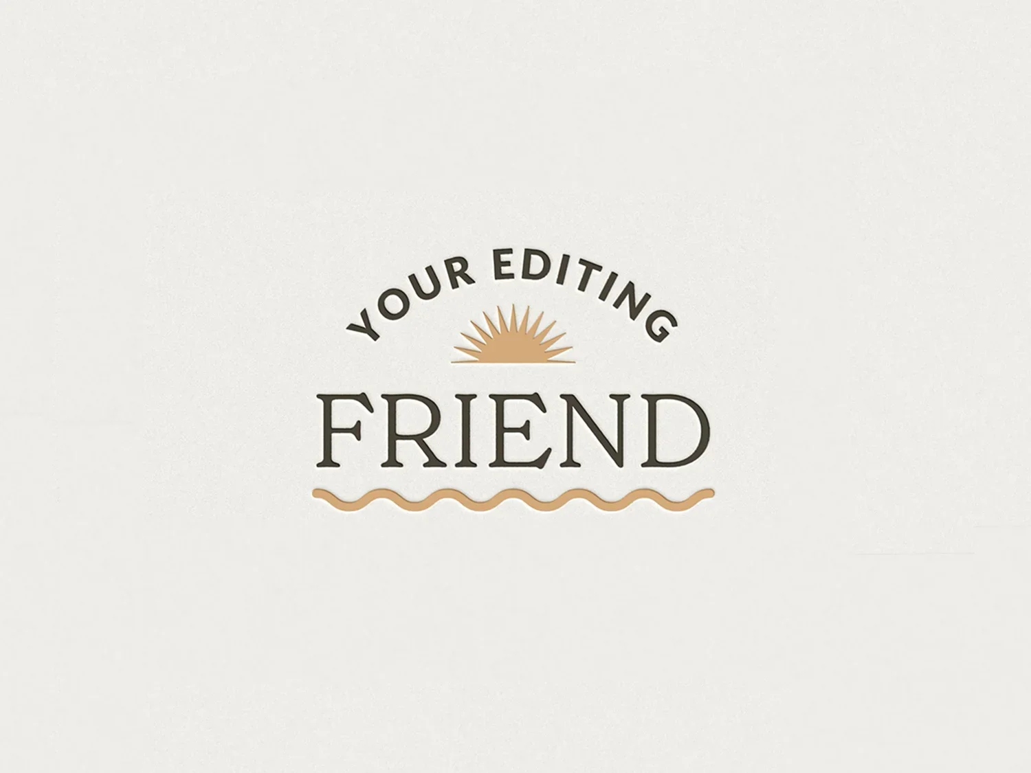 Custom Brand Identity for Your Editing Friend 