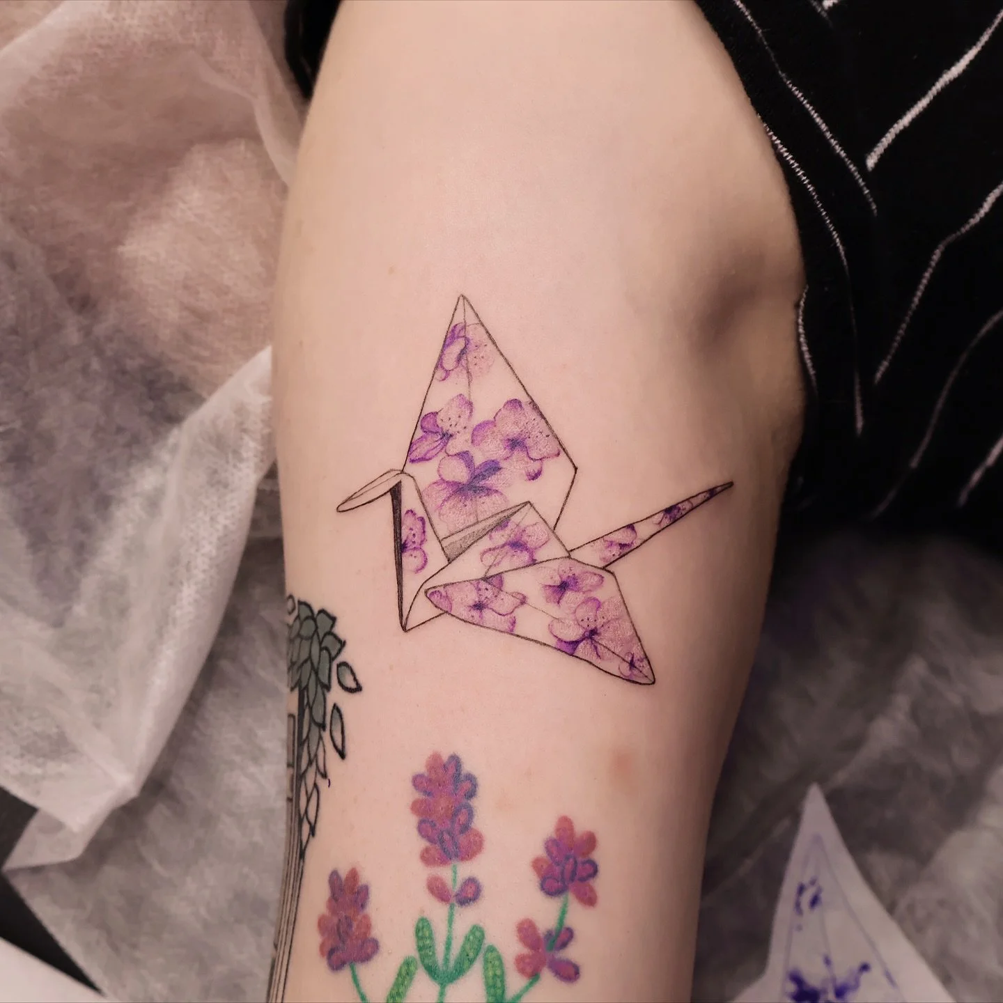 For Abigail 🦢

#tattoo #papercranetattoo #cranetattoo #sftattoo