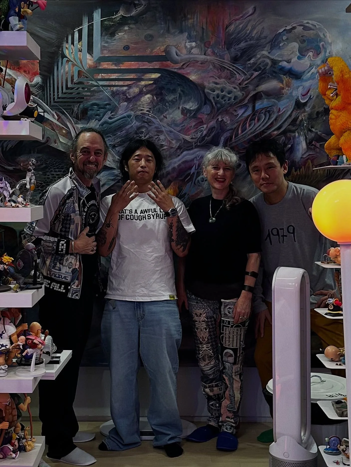 @layla_walter_glass and I are in Korea. We&rsquo;ve spent the first couple of days with some wonderful new friends &mdash; huge thanks to Shik, Mice and Hee for the incredible hospitality and for showing us some truly inspiring art by the @furtherrrc