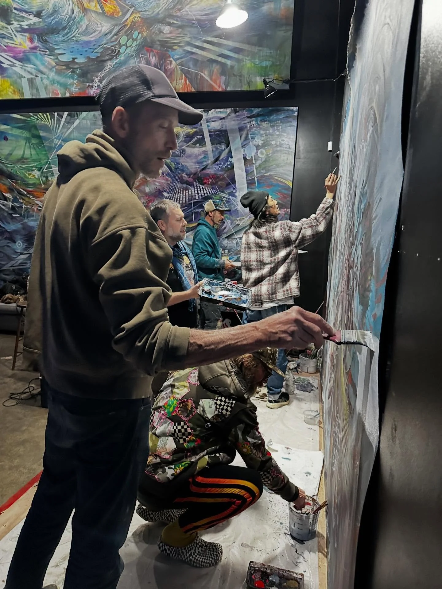 @furtherrrcollective is small group of artists pushing the boundaries of psychedelic and visionary art. Formed in the mid-2000s by @damonsoule, @mars_1_ , @davidchoonglee, @oliver_vernon, and @nomeedonna, they have developed a rare collaborative prac