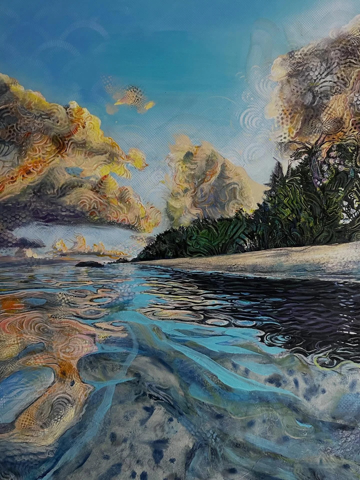 SOLD. New commissioned piece. Will be available as a print soon on my website. www.jamielarnach.com