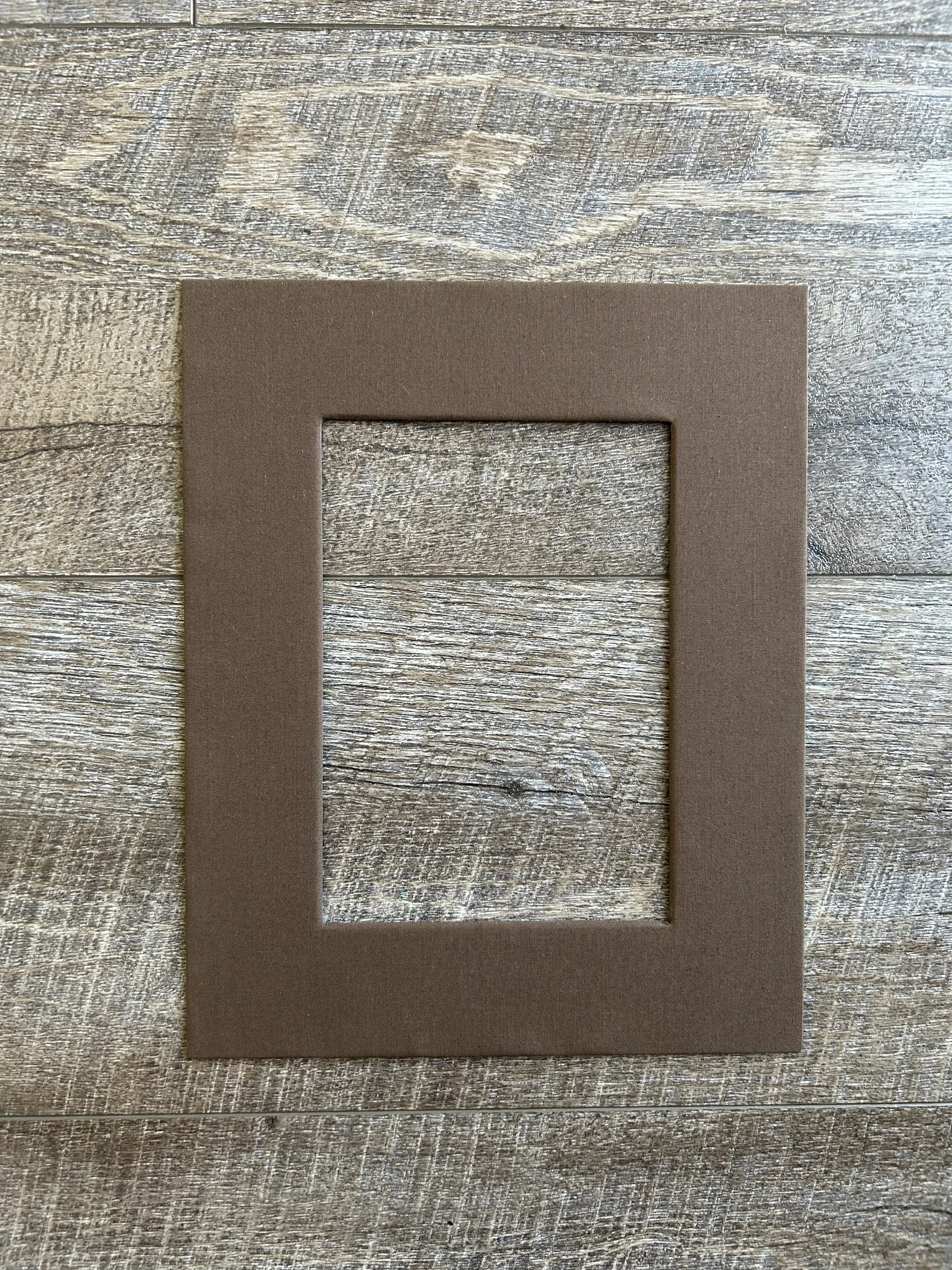 Chocolate brown Fabric Photo Mat