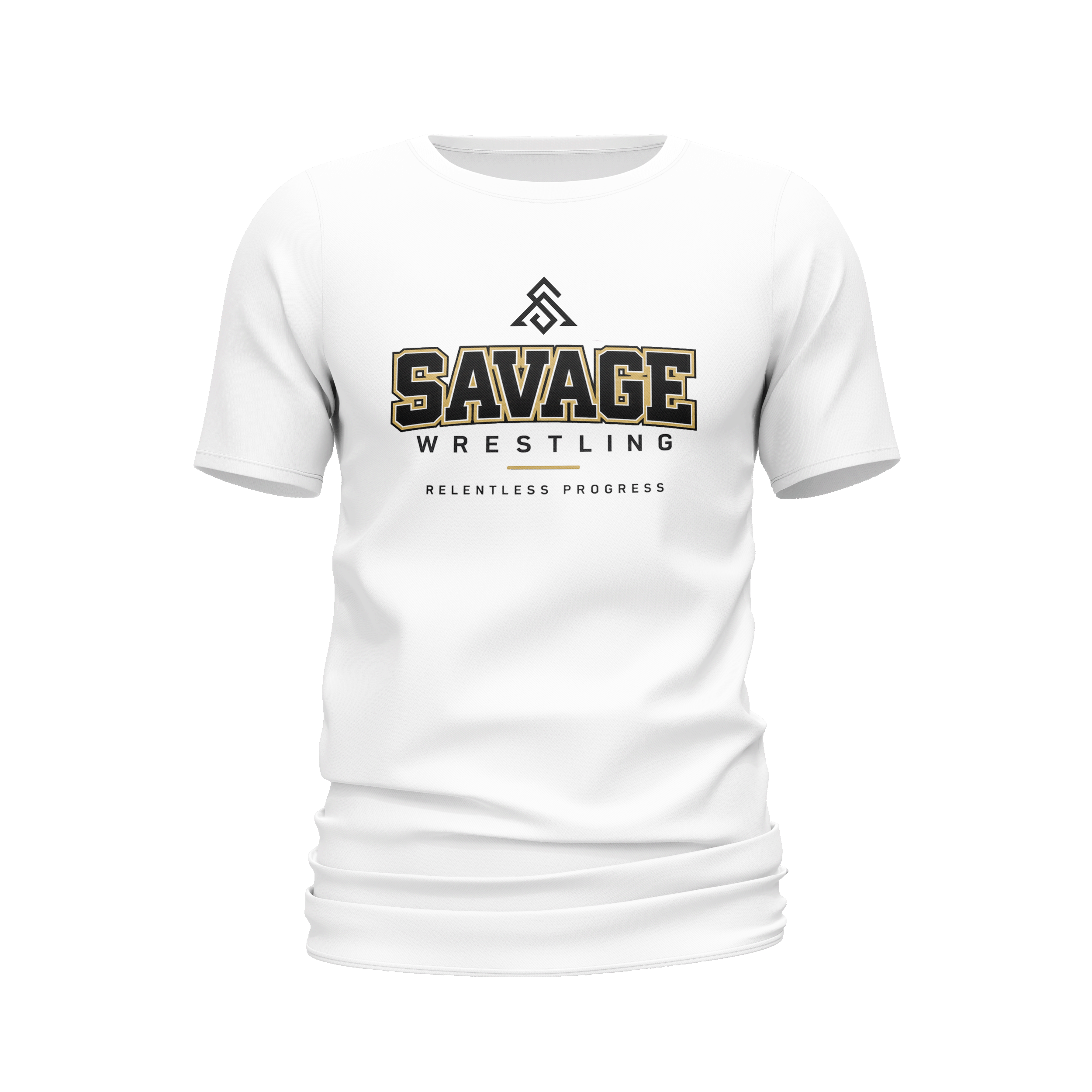 Savage White Relentless Progress T-Shirt