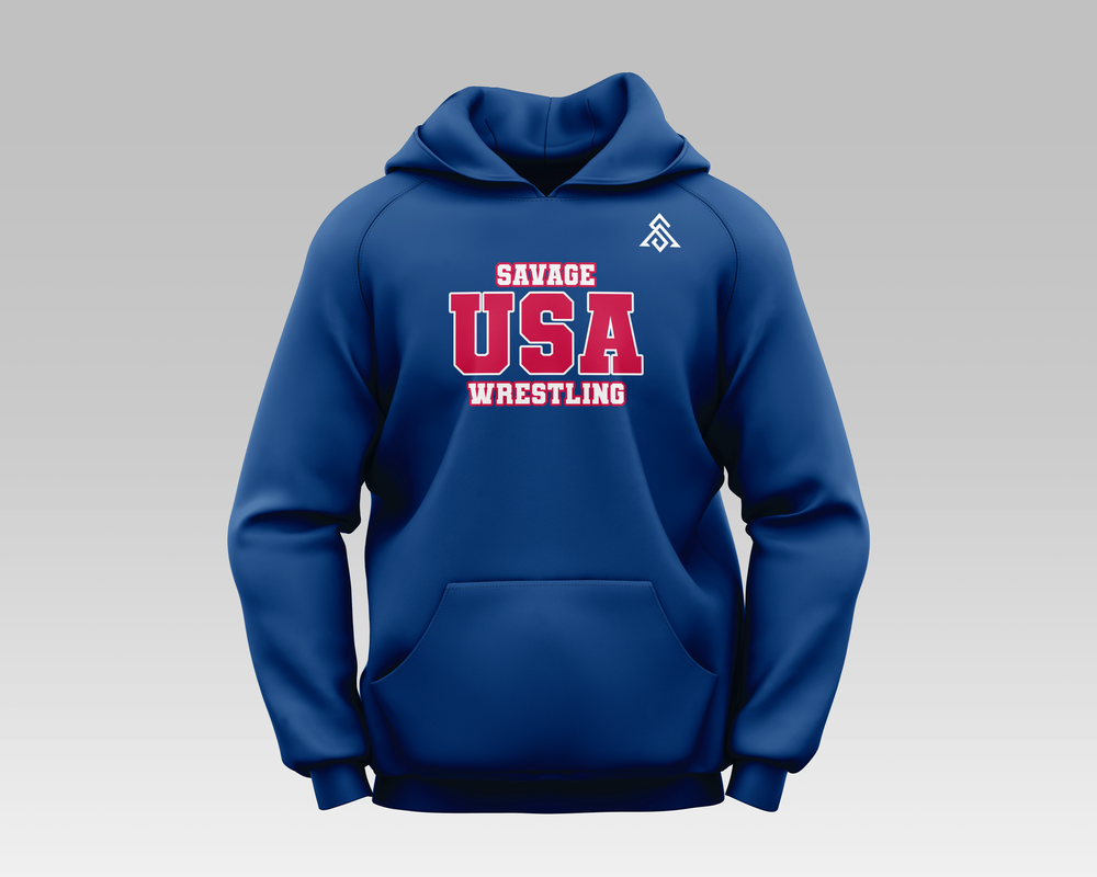S.A USA Wrestling Hoodie — Savage Apparel