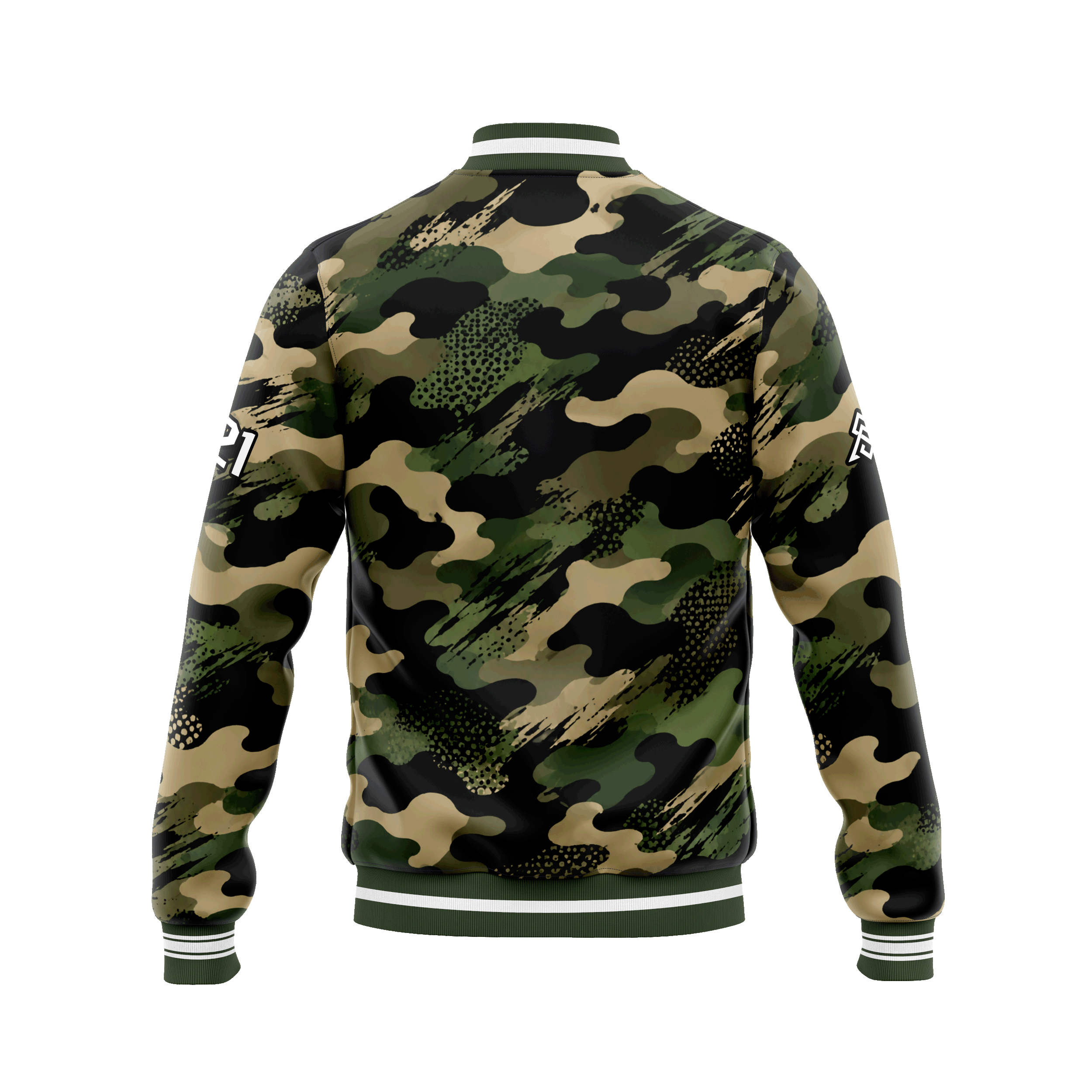 Satin Green Camo Bomber (Back View) copy 2.gif