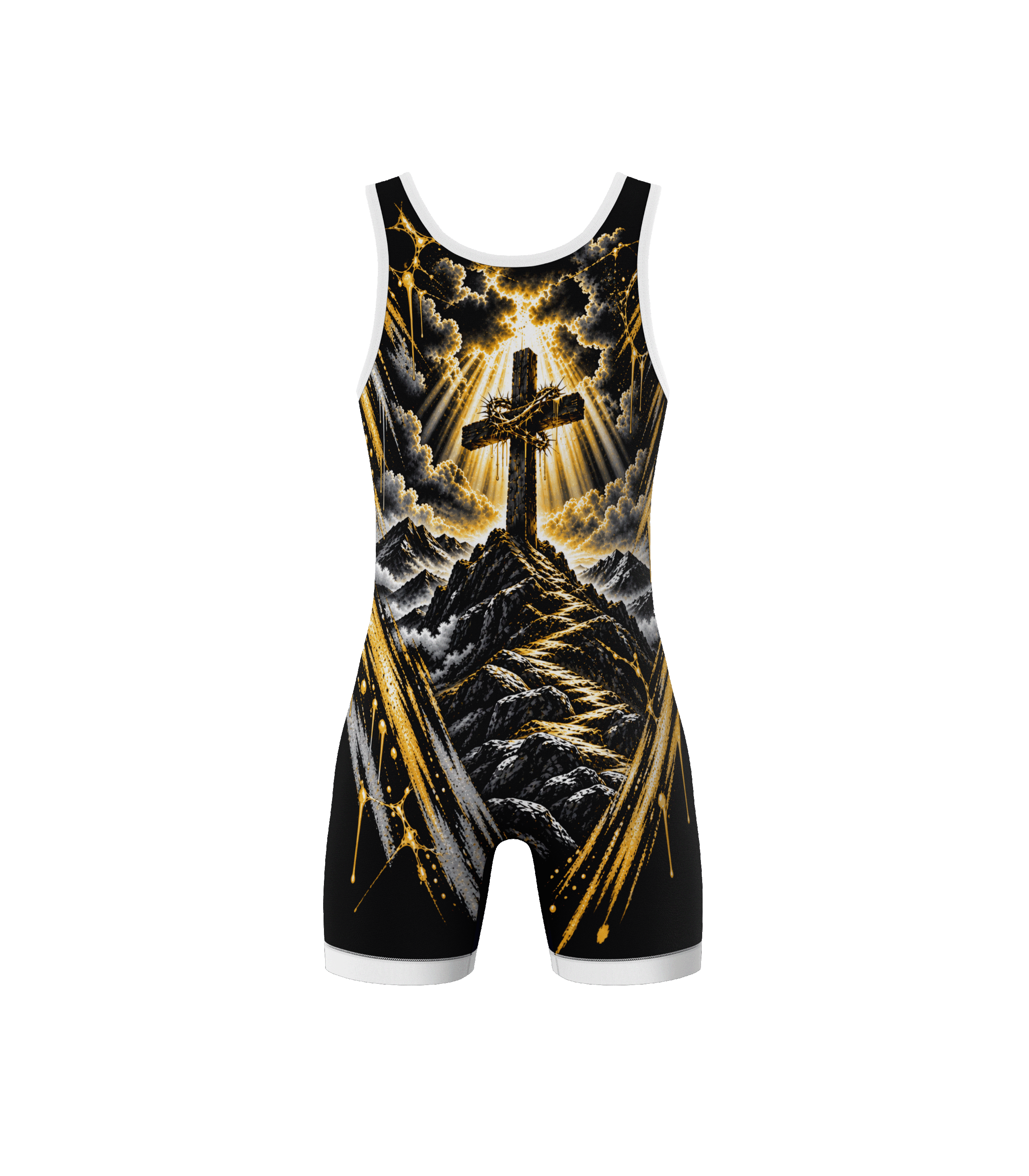 Jesus is King Singlet (Back View) copy 2.gif
