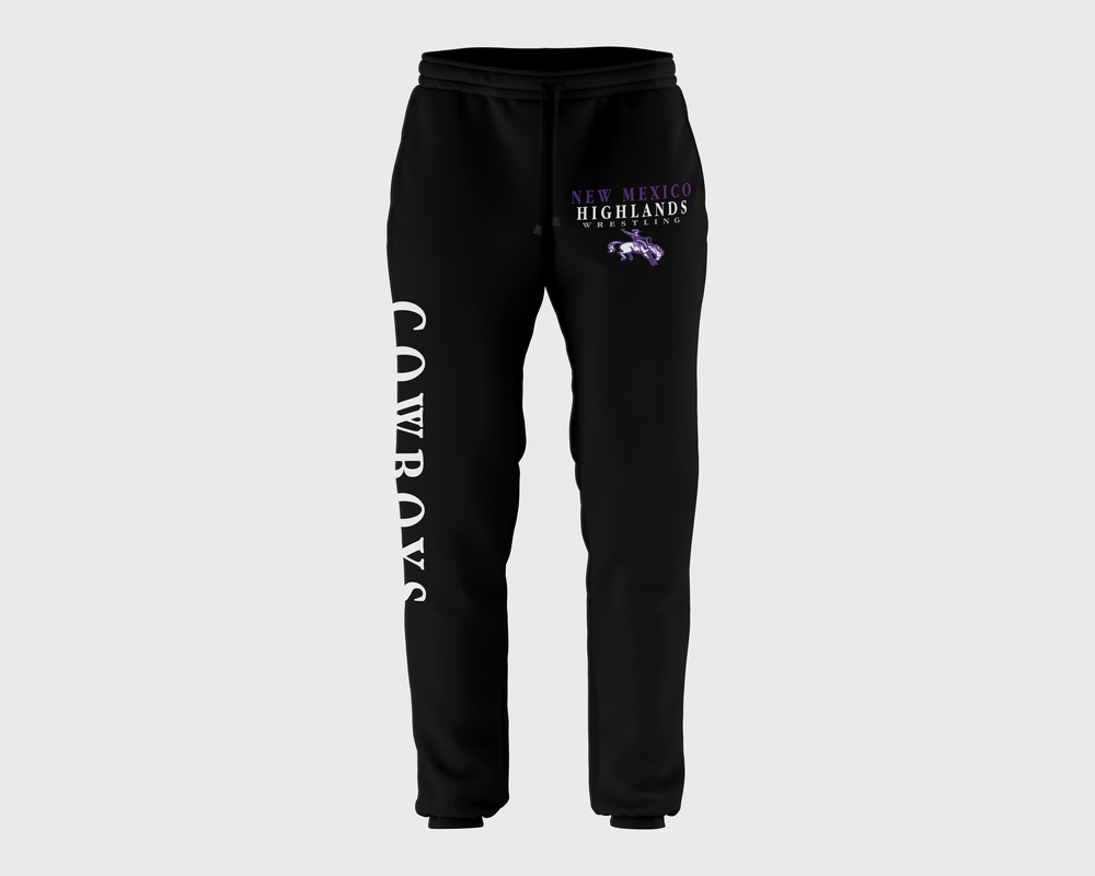 HU Cowboys Black Joggers — Savage Apparel