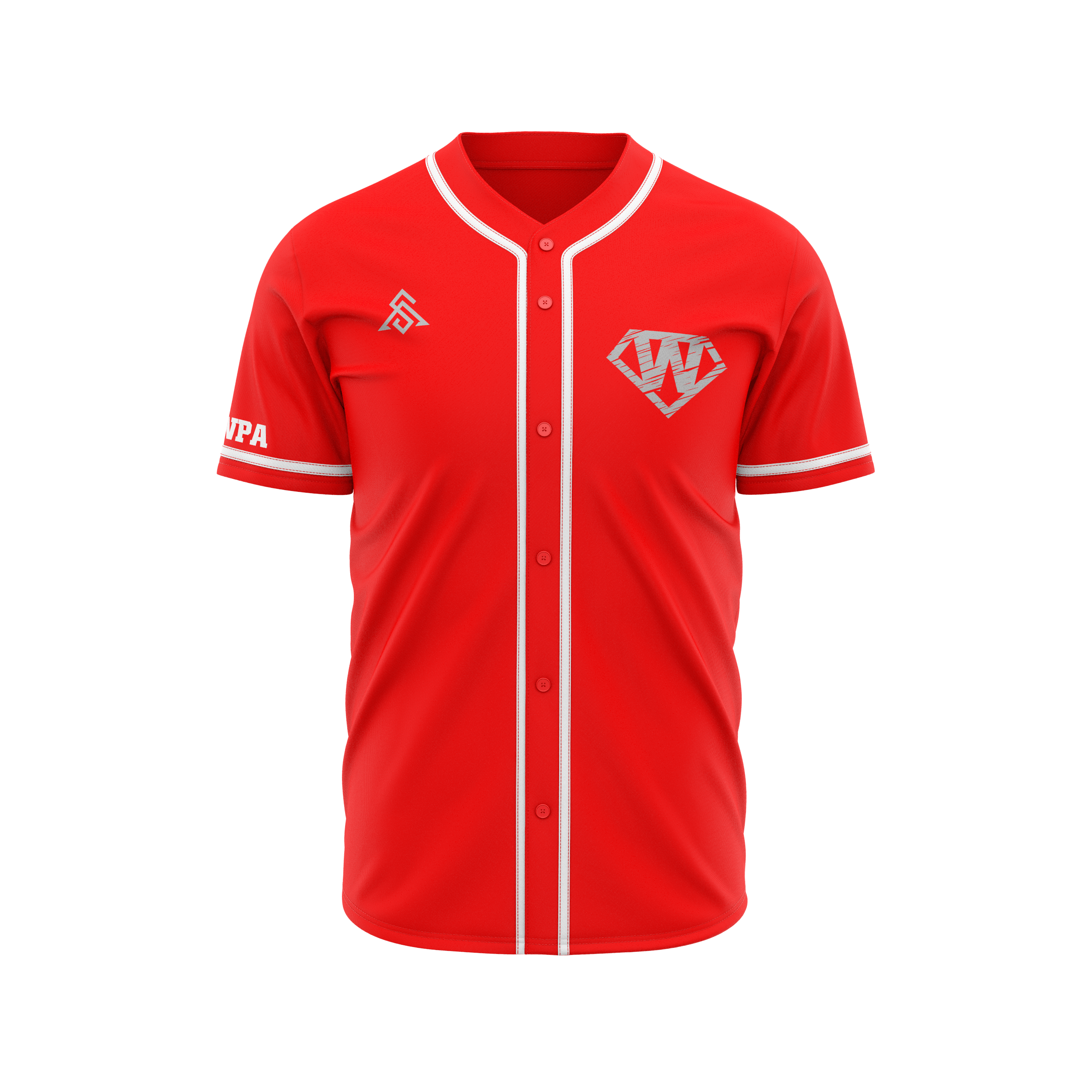 WPA Red Baseball Jersey