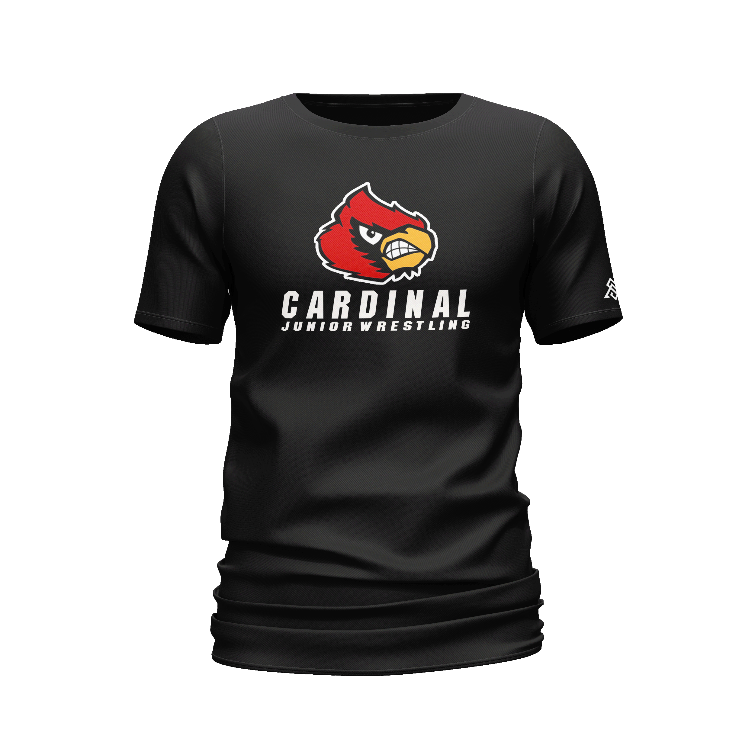 Cardinal Wrestling Black Cotton Shirt