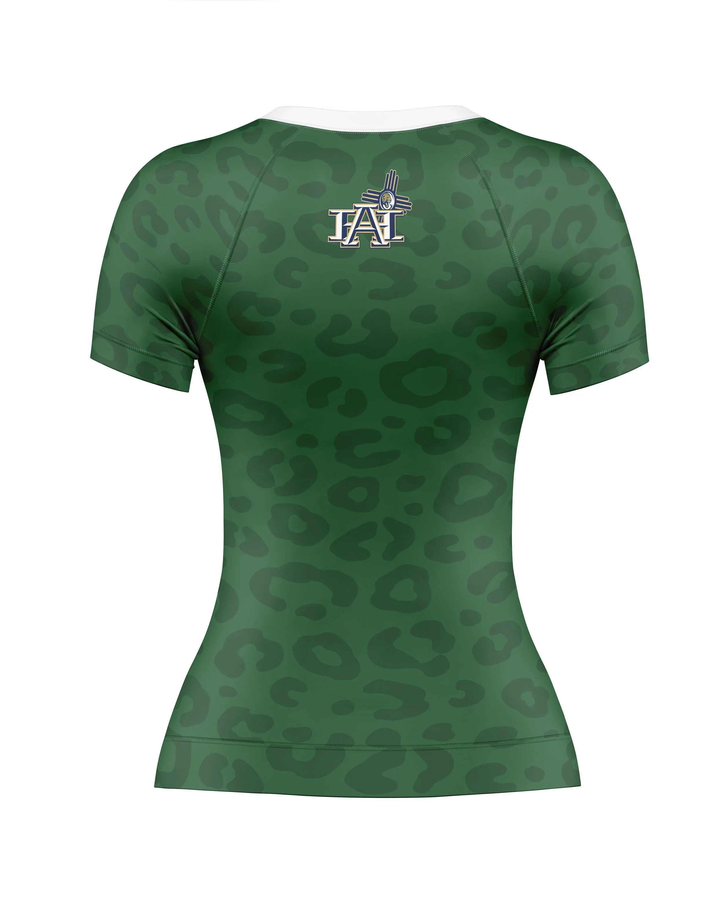 AHA Green Compression Womens Top (Back View) copy.jpg