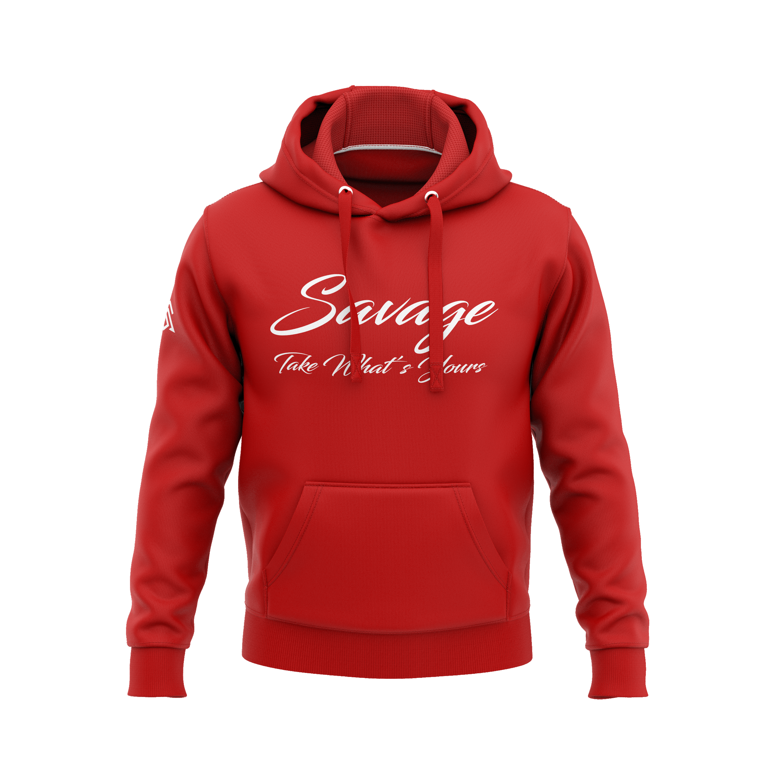 Savage Varsity Red Hoodie