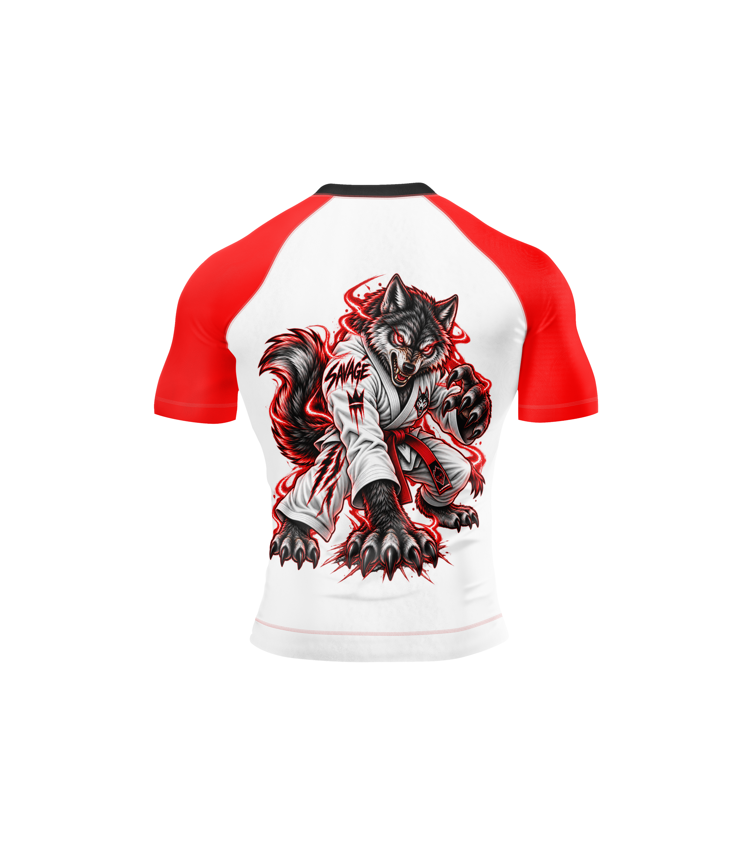 SSavage Grand Master Wolf Compression T-Shirt (Back View) copy.png