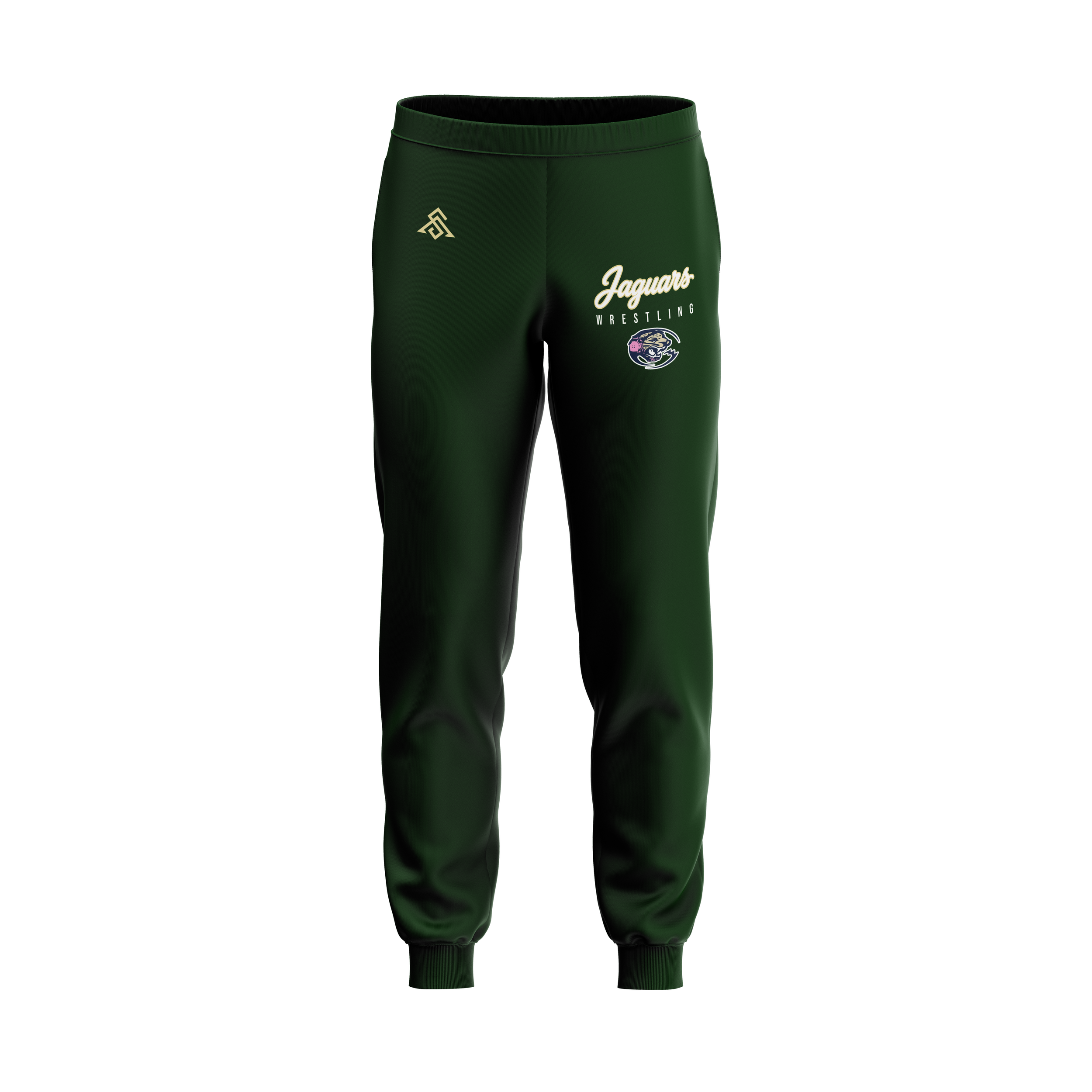 AHA Ladys Green Cotton Joggers (Front View) copy.png