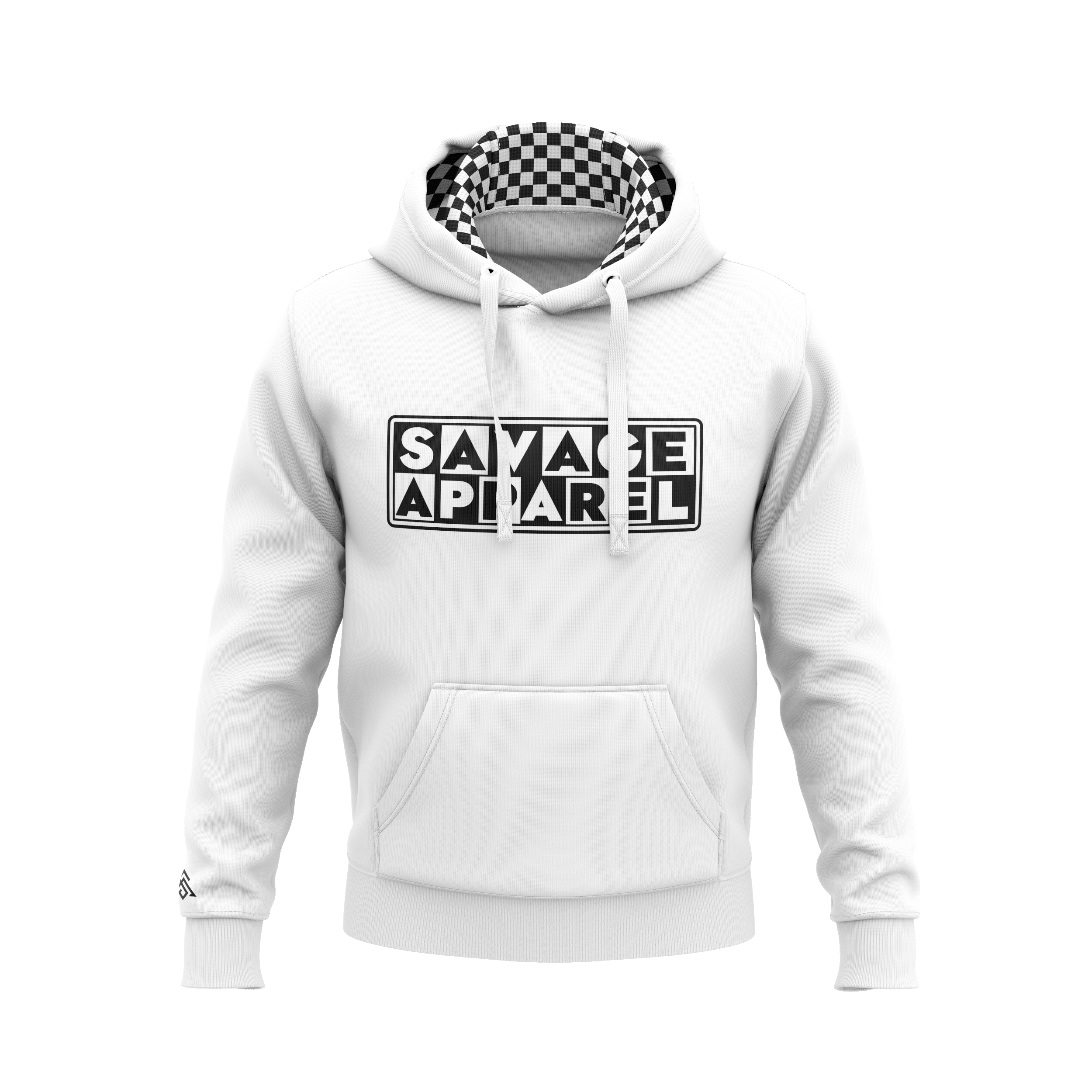 White Savage Network Hoodie