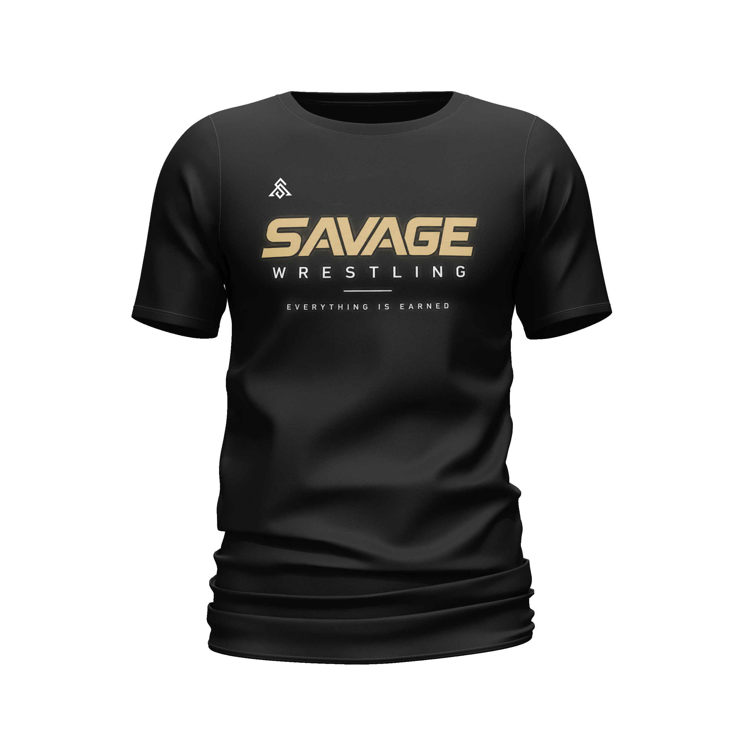 Savage Black Everything Is Earned T-Shirt