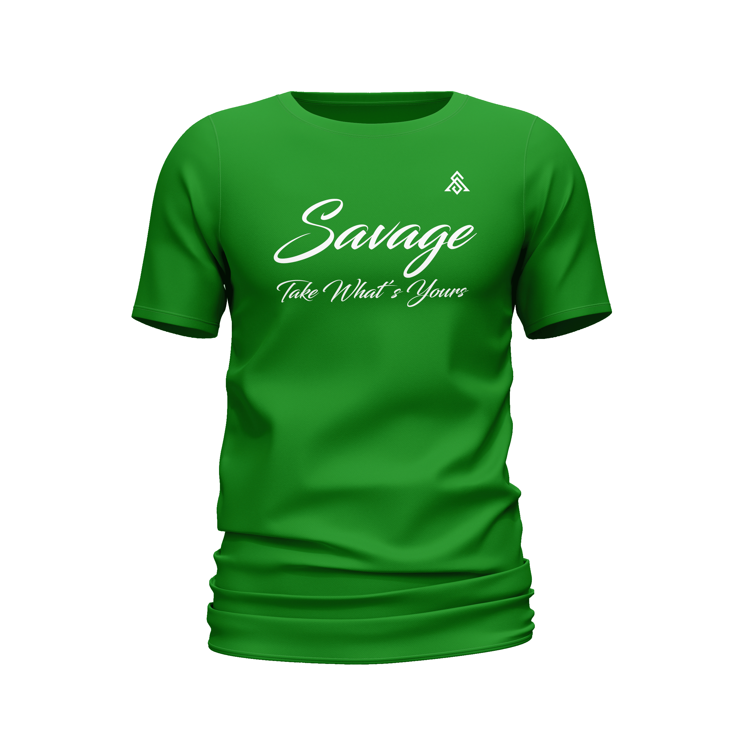 Savage Kelly Green Cotton Shirt