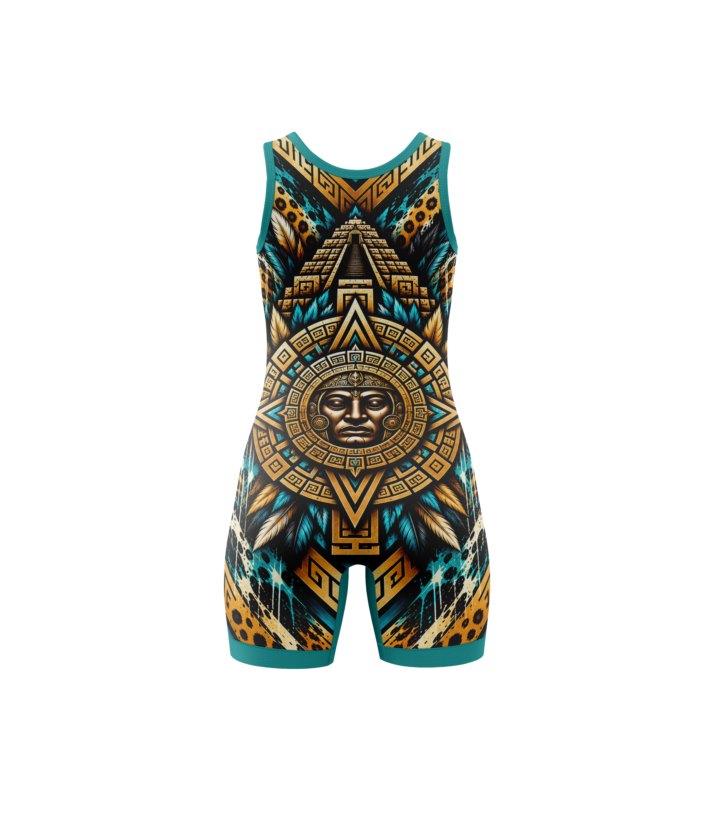 Girl Aztec Princess Singlet (Back View) copy.png