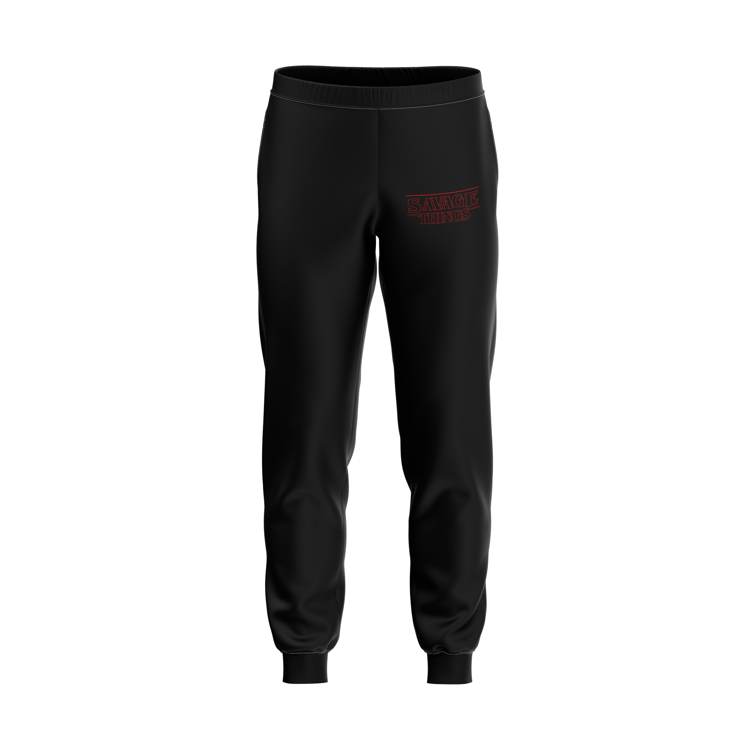 Black Savage Things Joggers