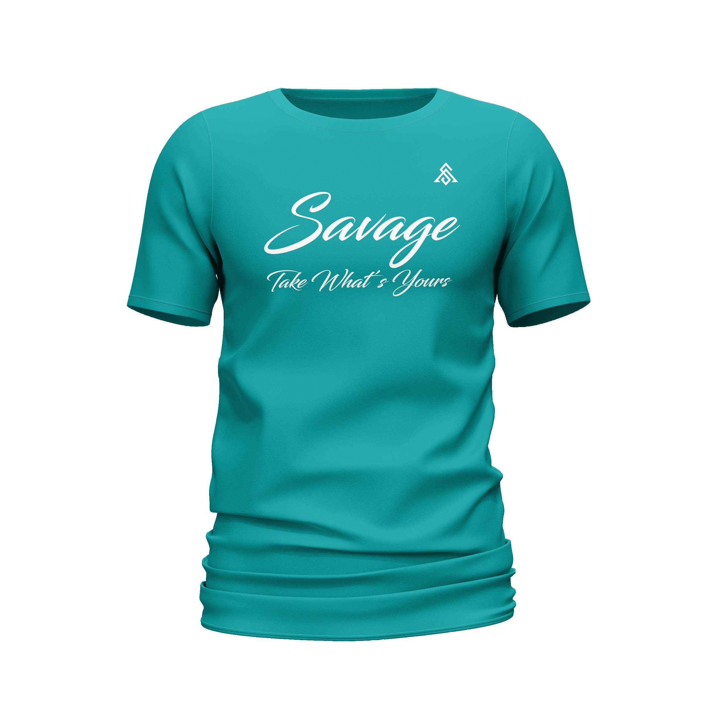 Savage Teal Cotton Shirt