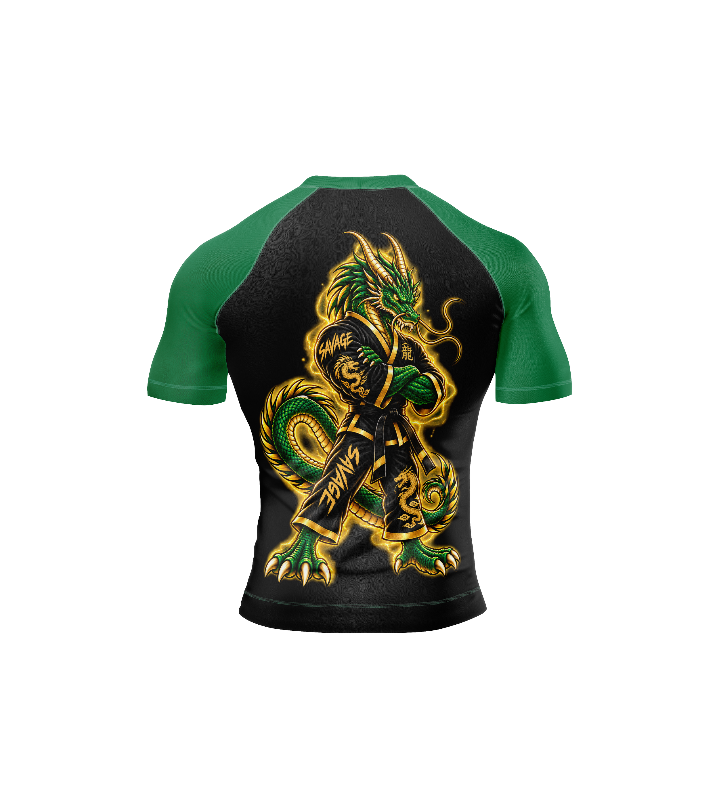 Savage Imperial Dragon Compression T-Shirt (Back View) copy.png