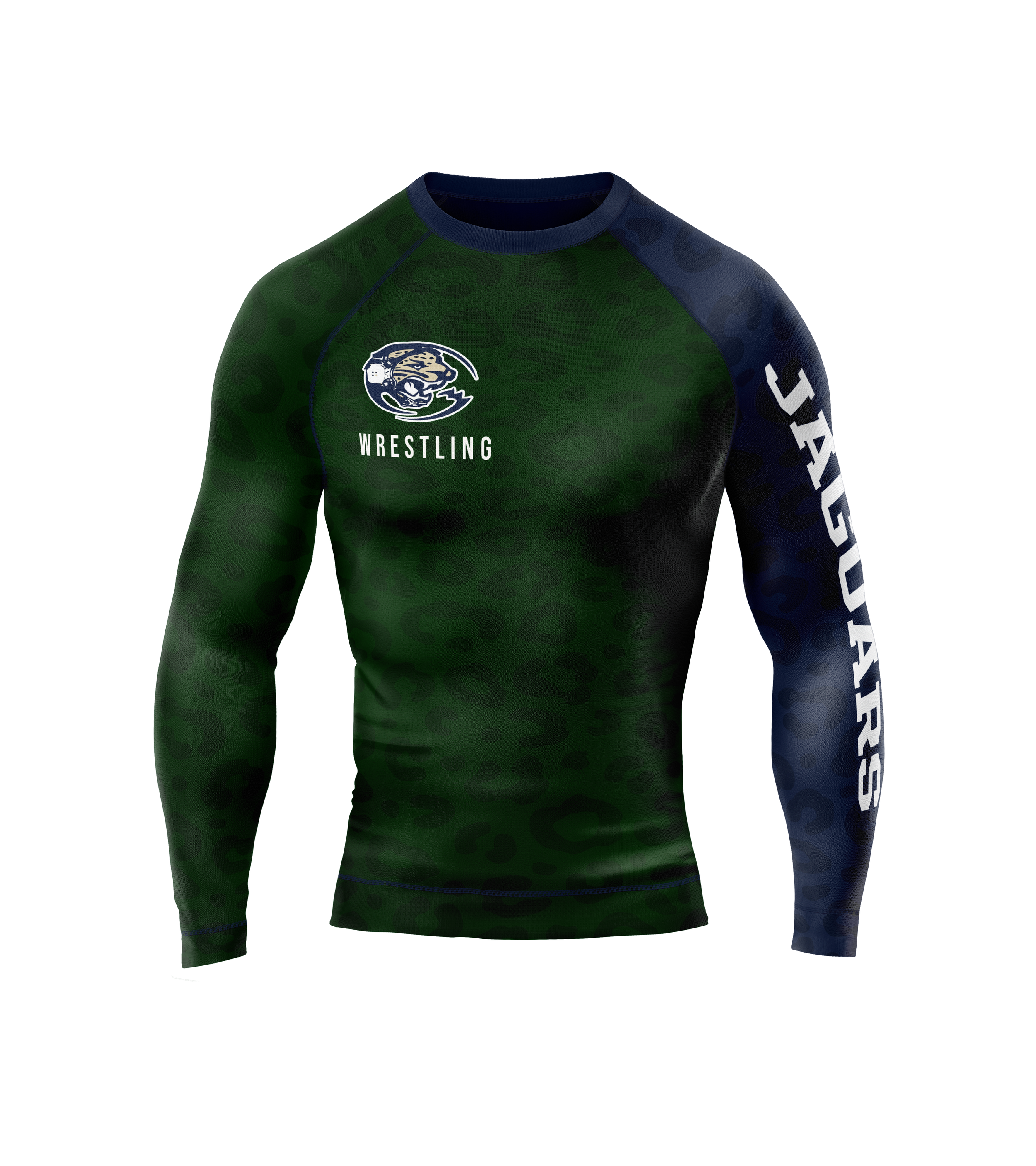 AHA Green Long Sleeve Compression T-Shirt (Front View) copy.png