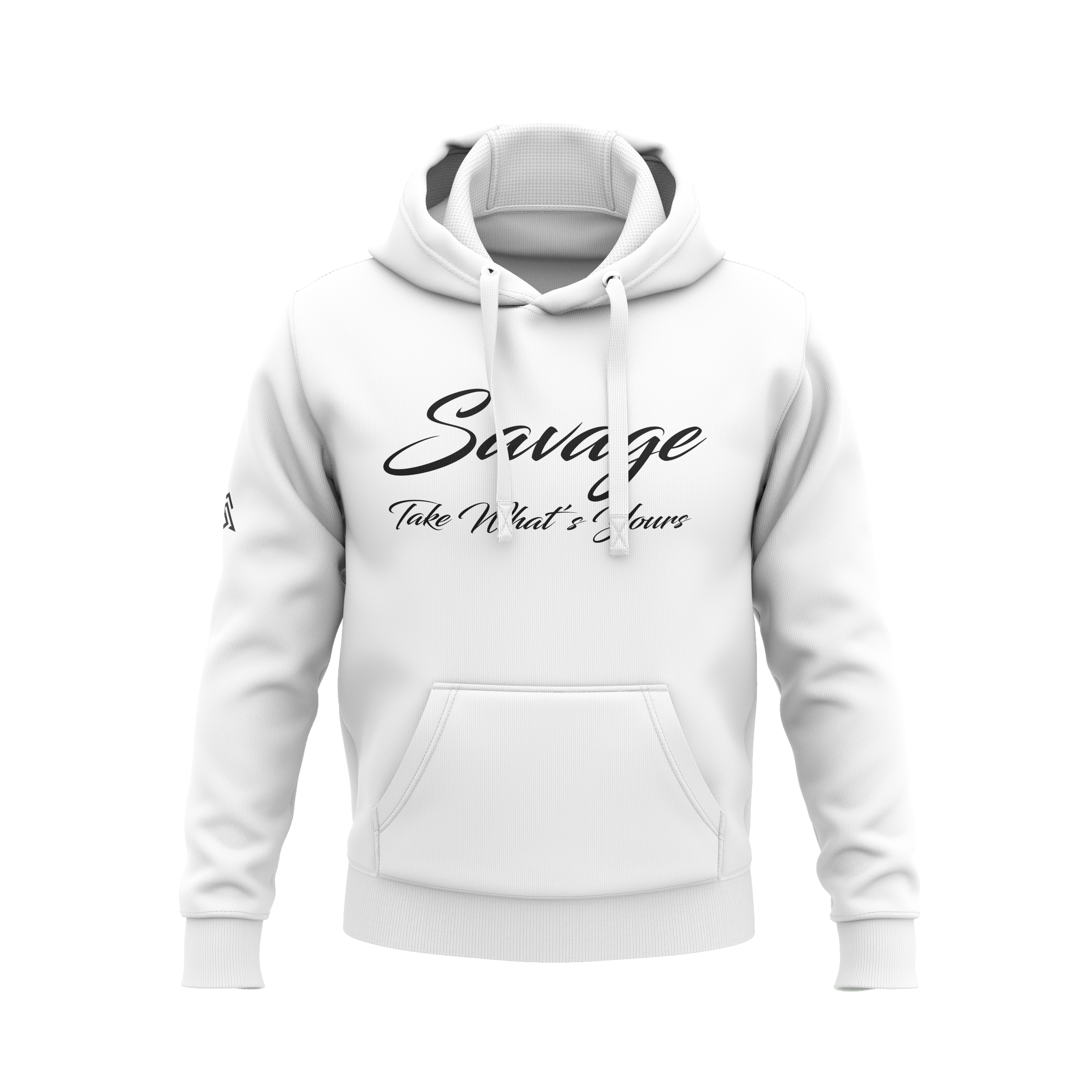 Savage White Hoodie