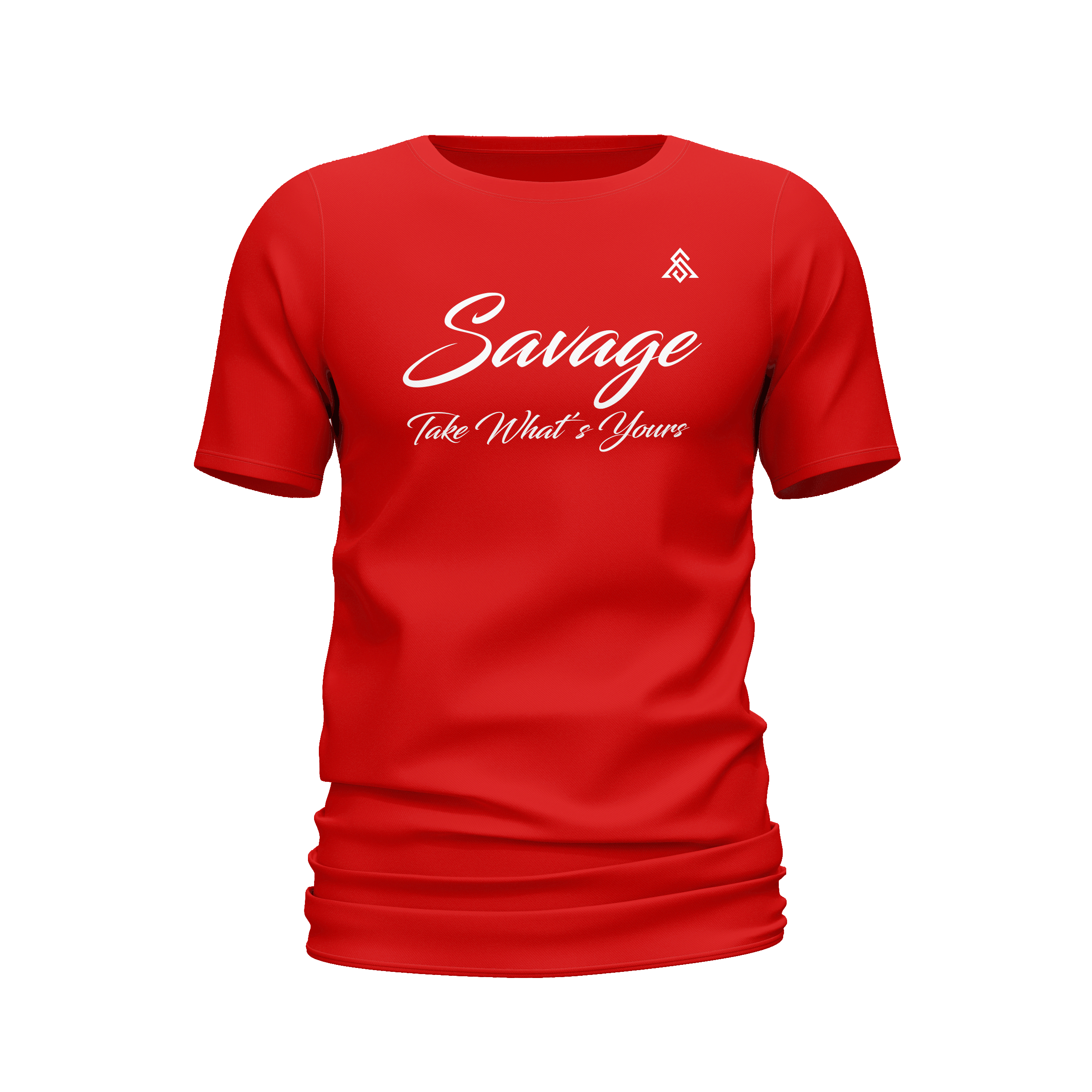 Savage Varsity Red Cotton Shirt