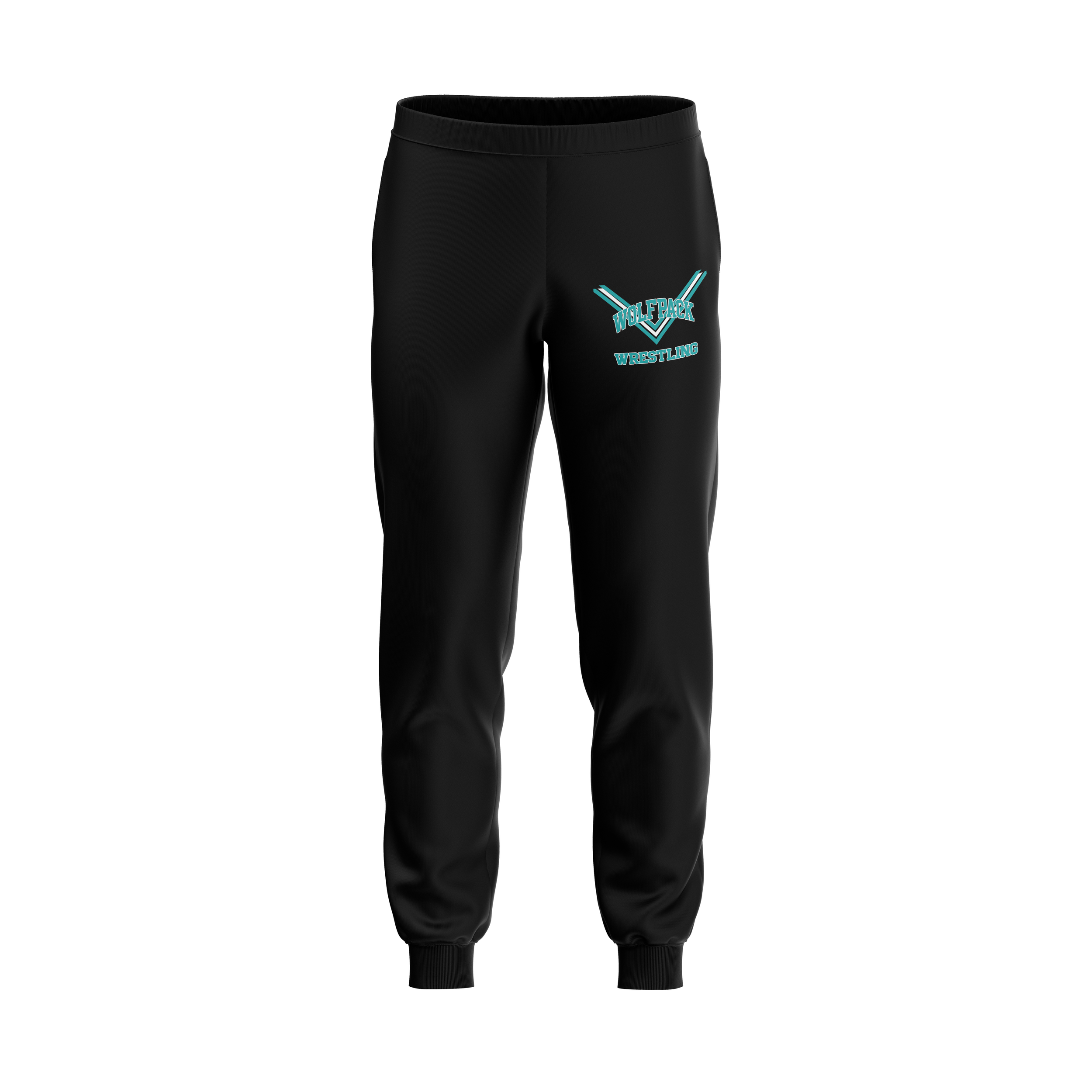 WPA Black Cotton Joggers 1