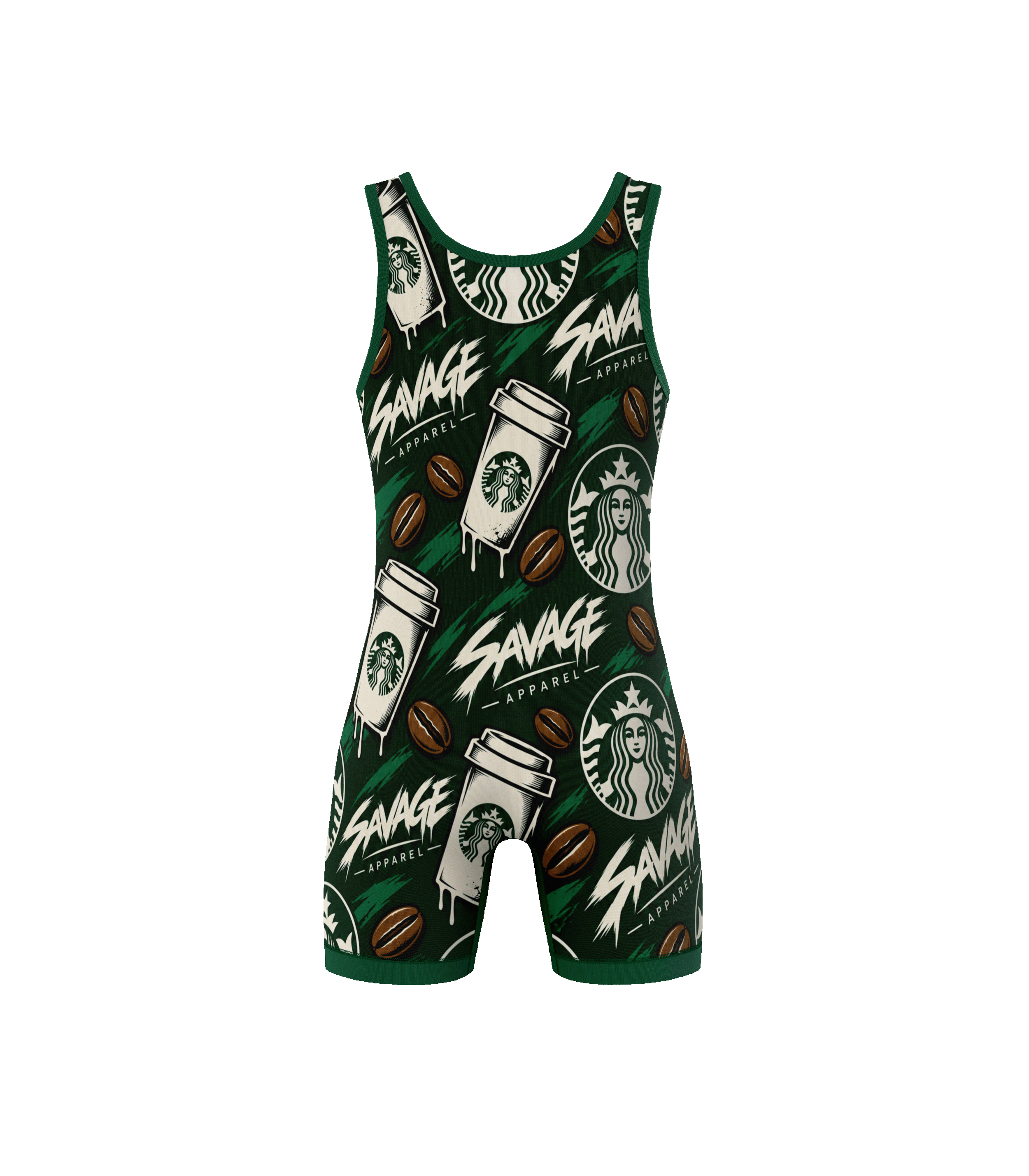 Savage Coffee Singlet (Back View) copy 2.gif