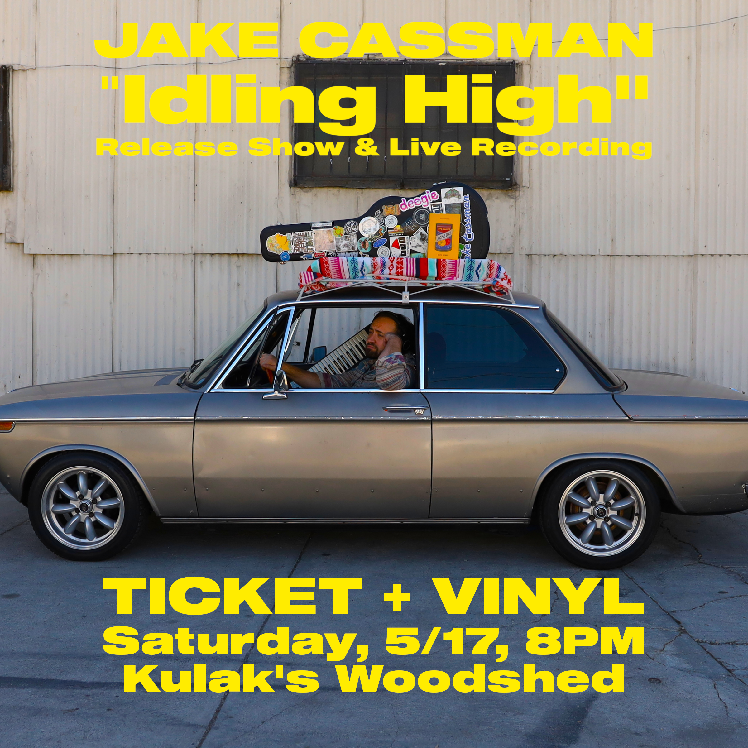 Ticket + Vinyl - Idling High Release Show & Live Recording