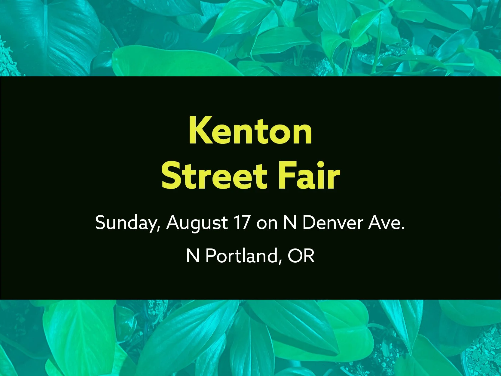 Kenton Street Fair