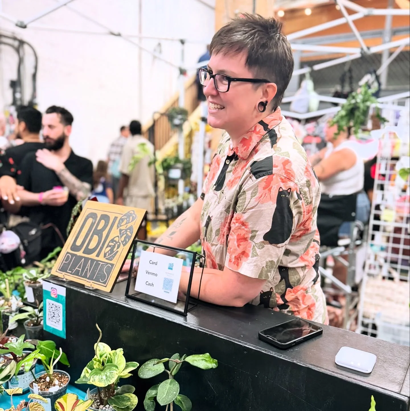 I absolutely love doing in-person events ✨ 

My little extrovert heart is SO happy chatting about plants with all of you amazing people who come out and support these events! 

Yall keep showing up and I&rsquo;ll keep bringing the plants 💚

📷 photo