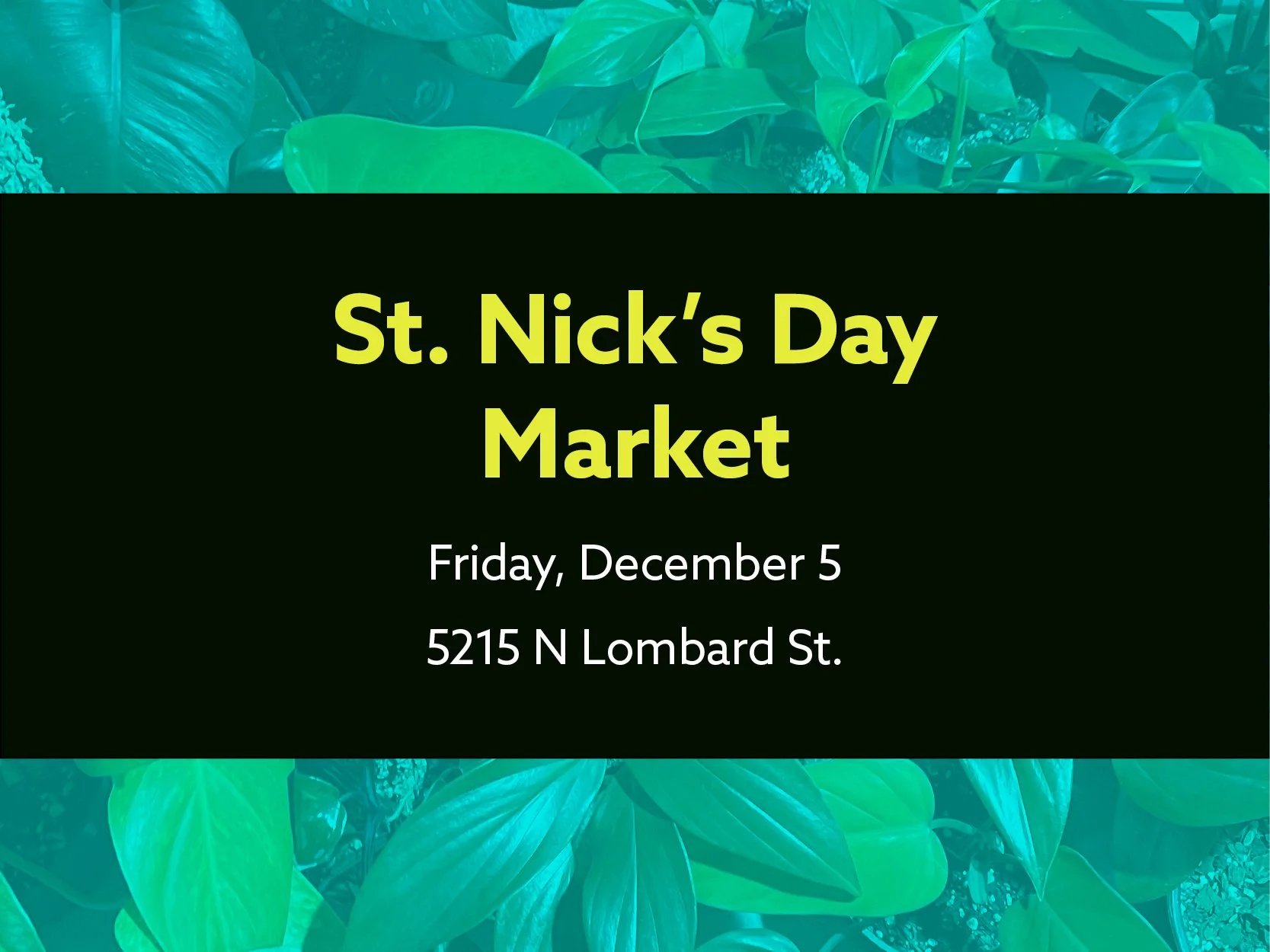 St. Nick's Day Market