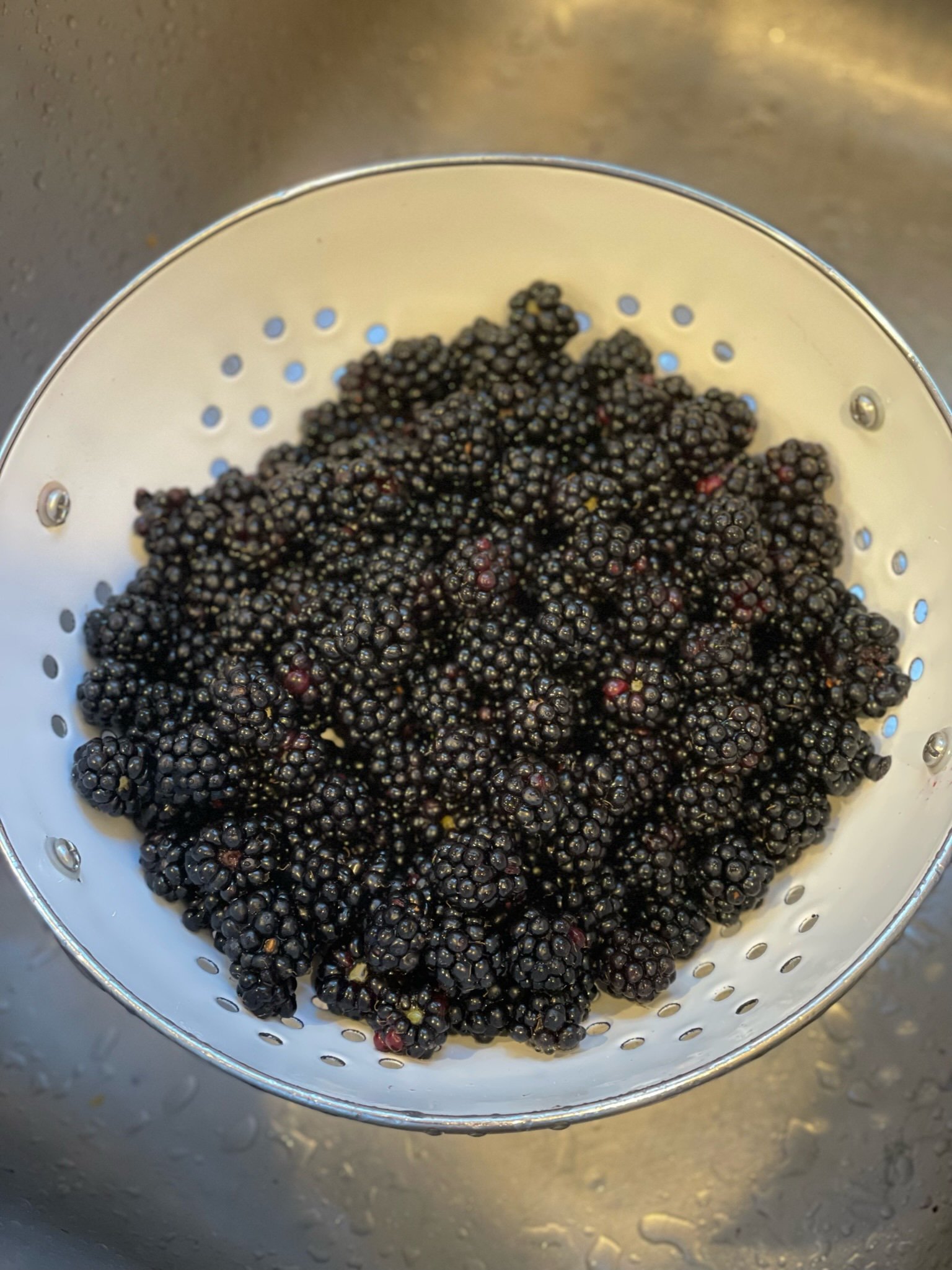 Browned Butter Blackberry Cookies
