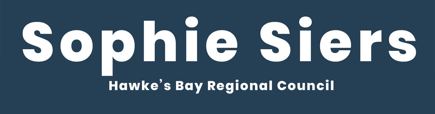 Sophie Siers for Hawke&#39;s Bay Regional Council