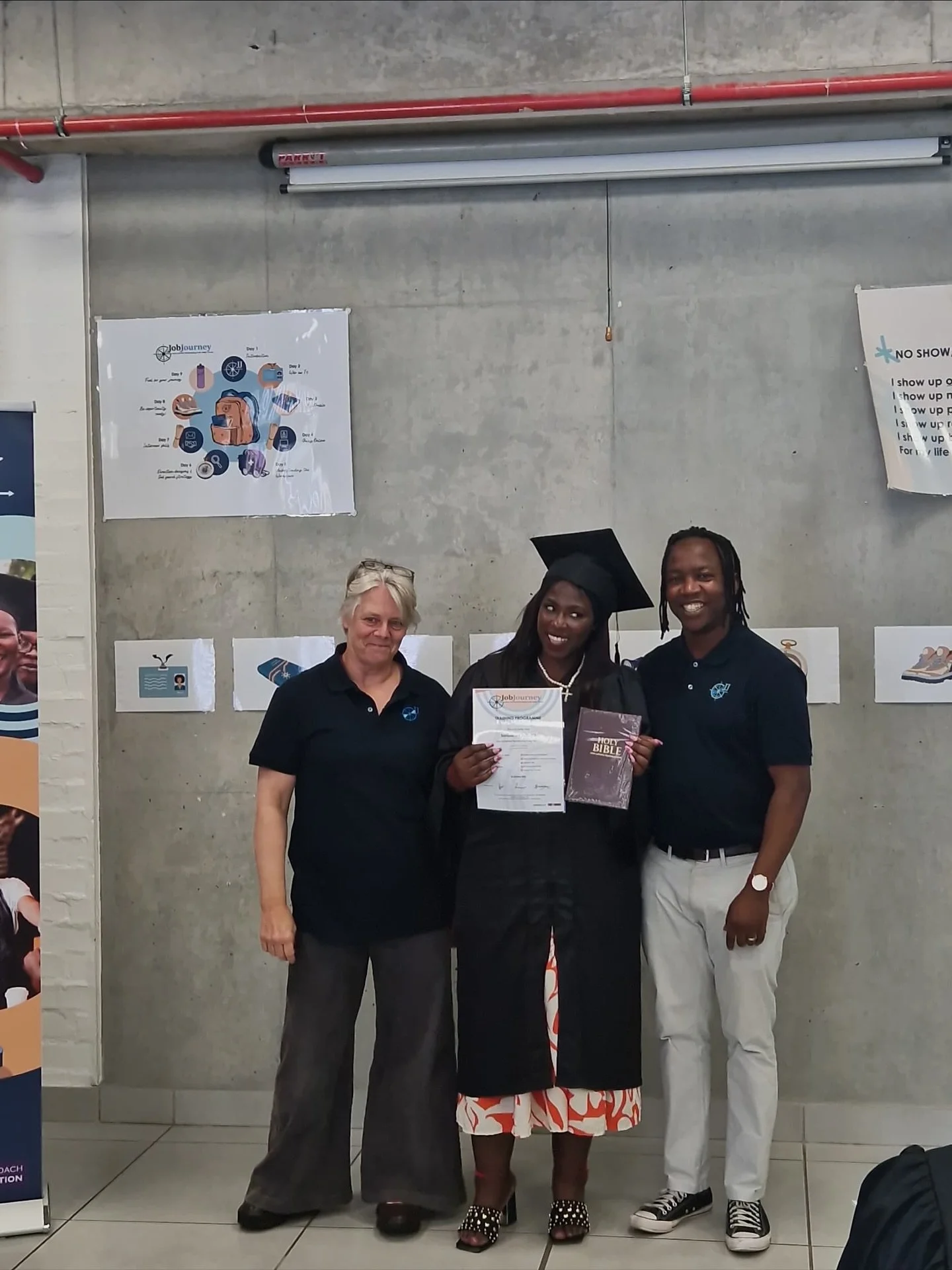 Congratulation to Sanilisiwe who sucessfully attended the Job Journey @chslifecentre . The job journey is a two week training program for job readiness. The mantra is no-show, no success. We&rsquo;re so proud of Sanilisiwe&lsquo;s achievement 🎉.