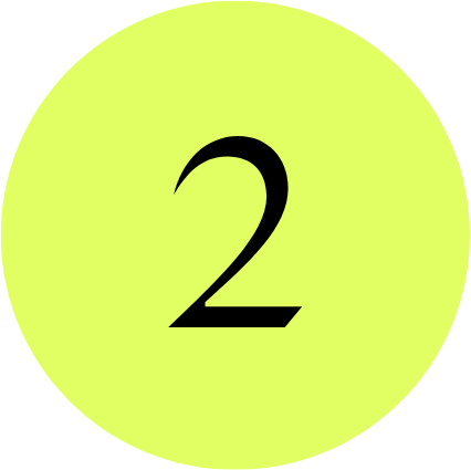 Grüner Kreisausweis mit schwarzen Rand und der Zahl 2 in der Mitte.