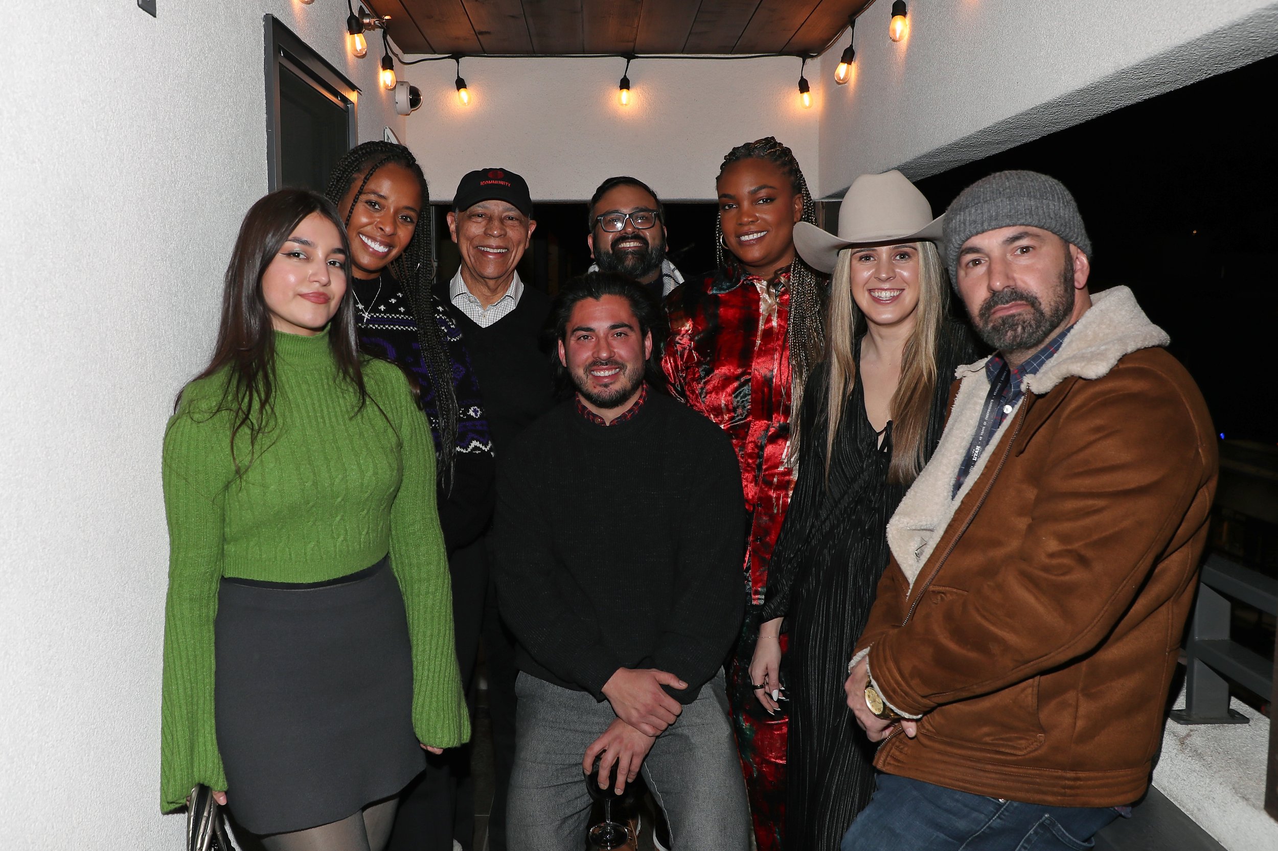 Andrea Gomez, Kimberly Steward, Channing Johnson, Ben Yano, Ameet Shukla, Rachel Cooke, Kelsey Campbell and Scott Budnick attend as Ketel One Family Made Vodka celebrates the cast of Winner at the Sundance Film Festival at Star Bar.jpg