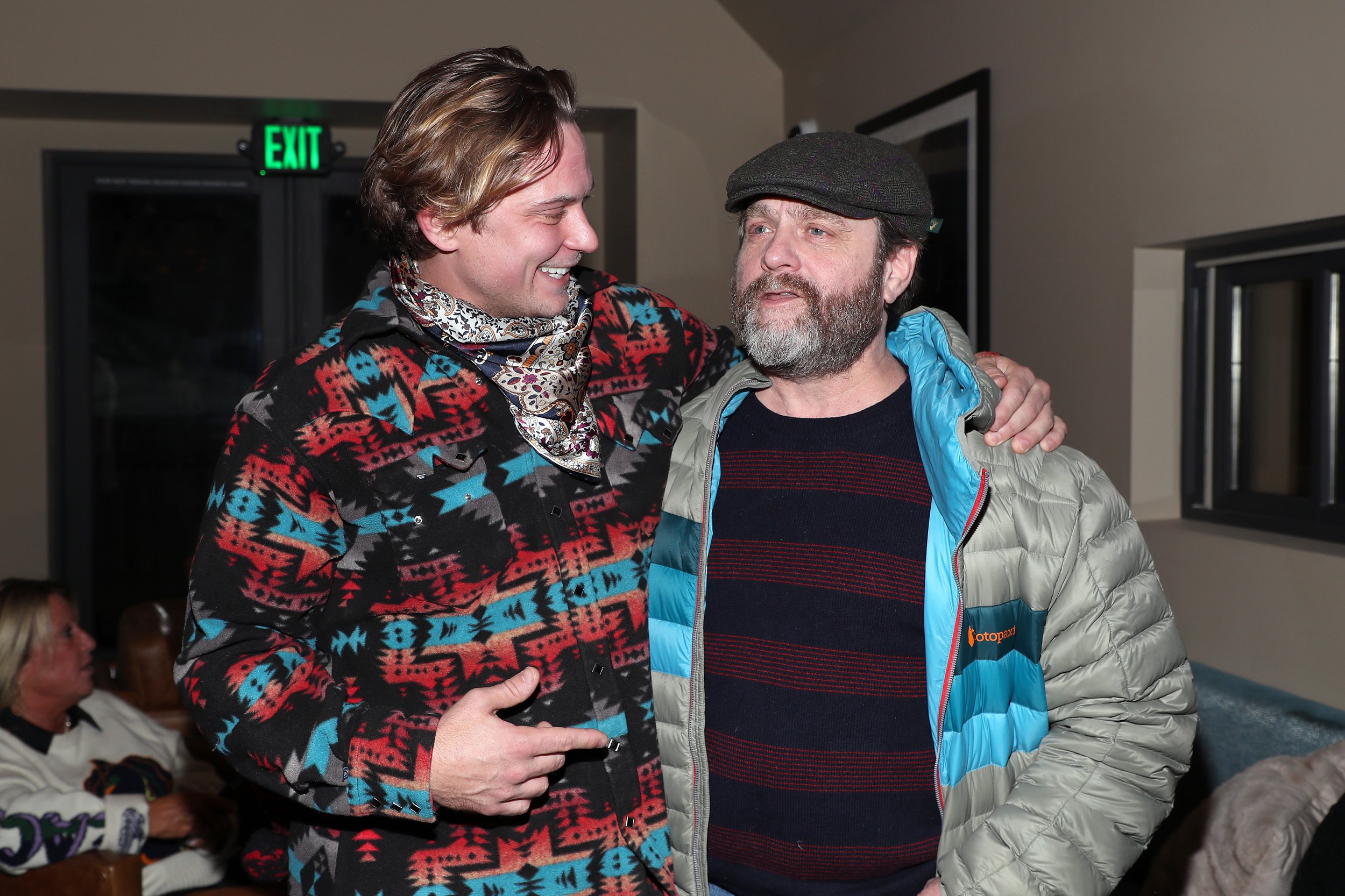 Billy Magnussen and Zach Galifianakis attend as Ketel One Family Made Vodka celebrates the cast of Winner at the Sundance Film Festival at Star Bar (1) (1).jpg