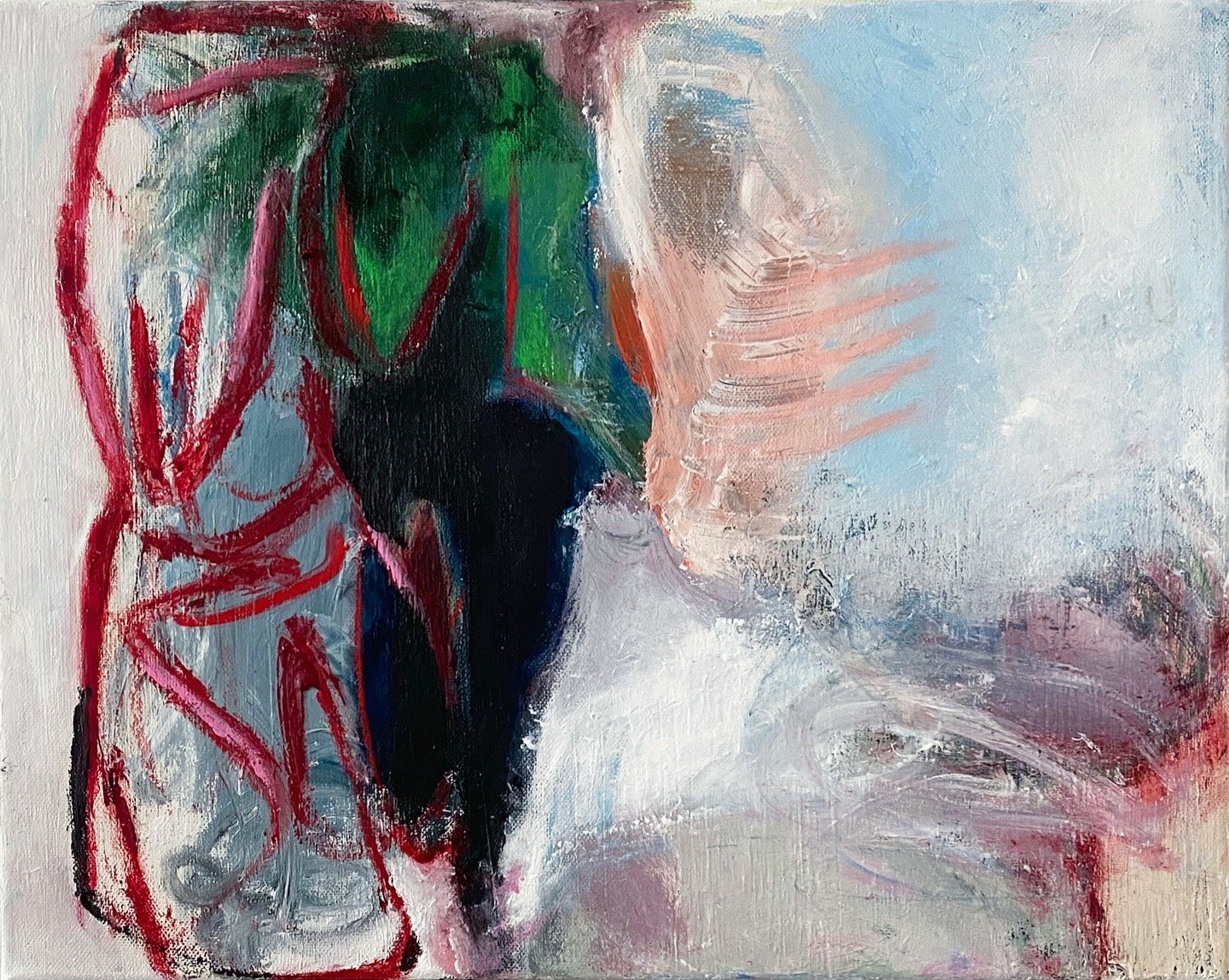Black Bird, 40x50cm, 2025