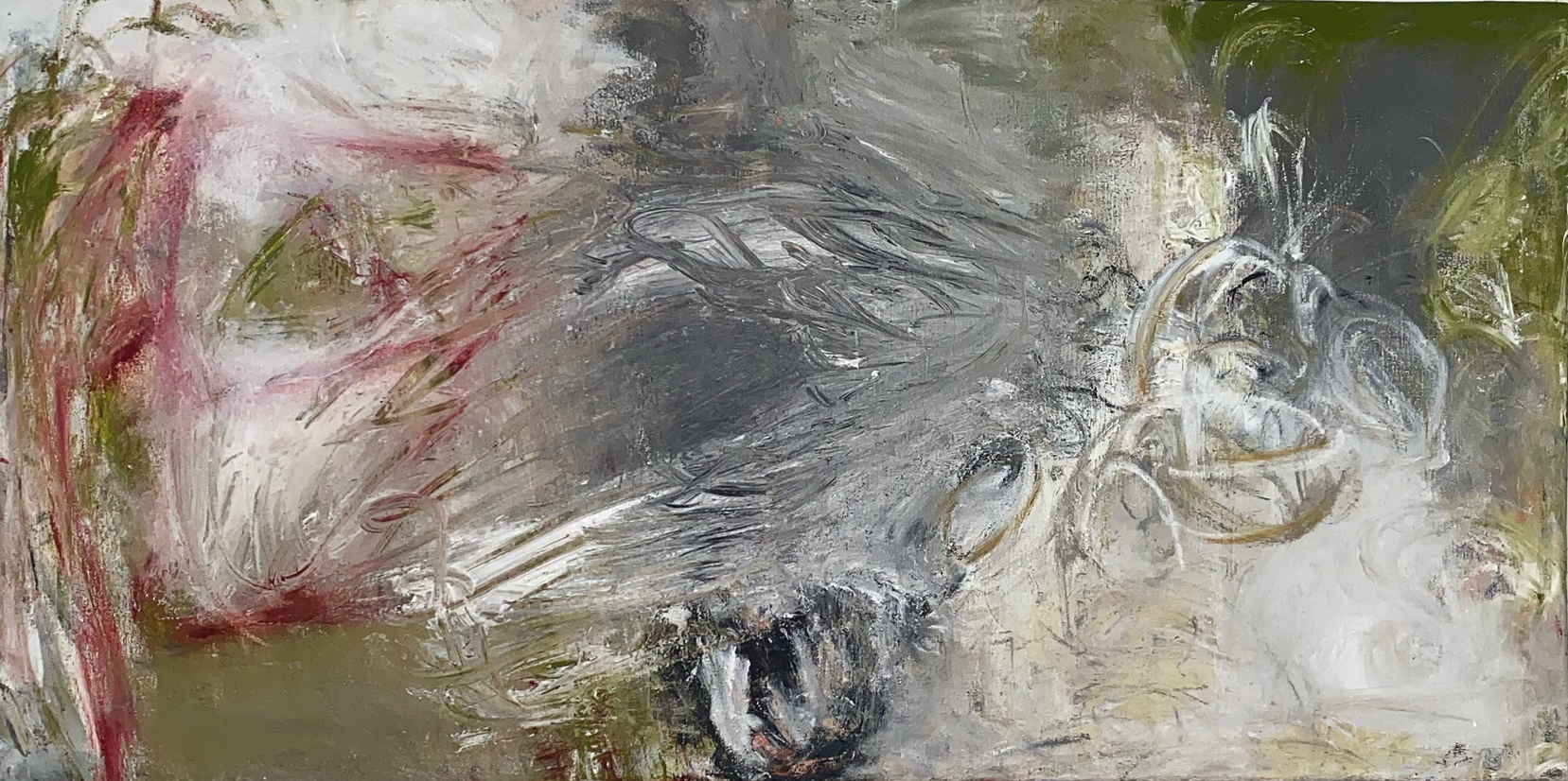 Headboard (Holy), 49.7x99.5cm , 2025